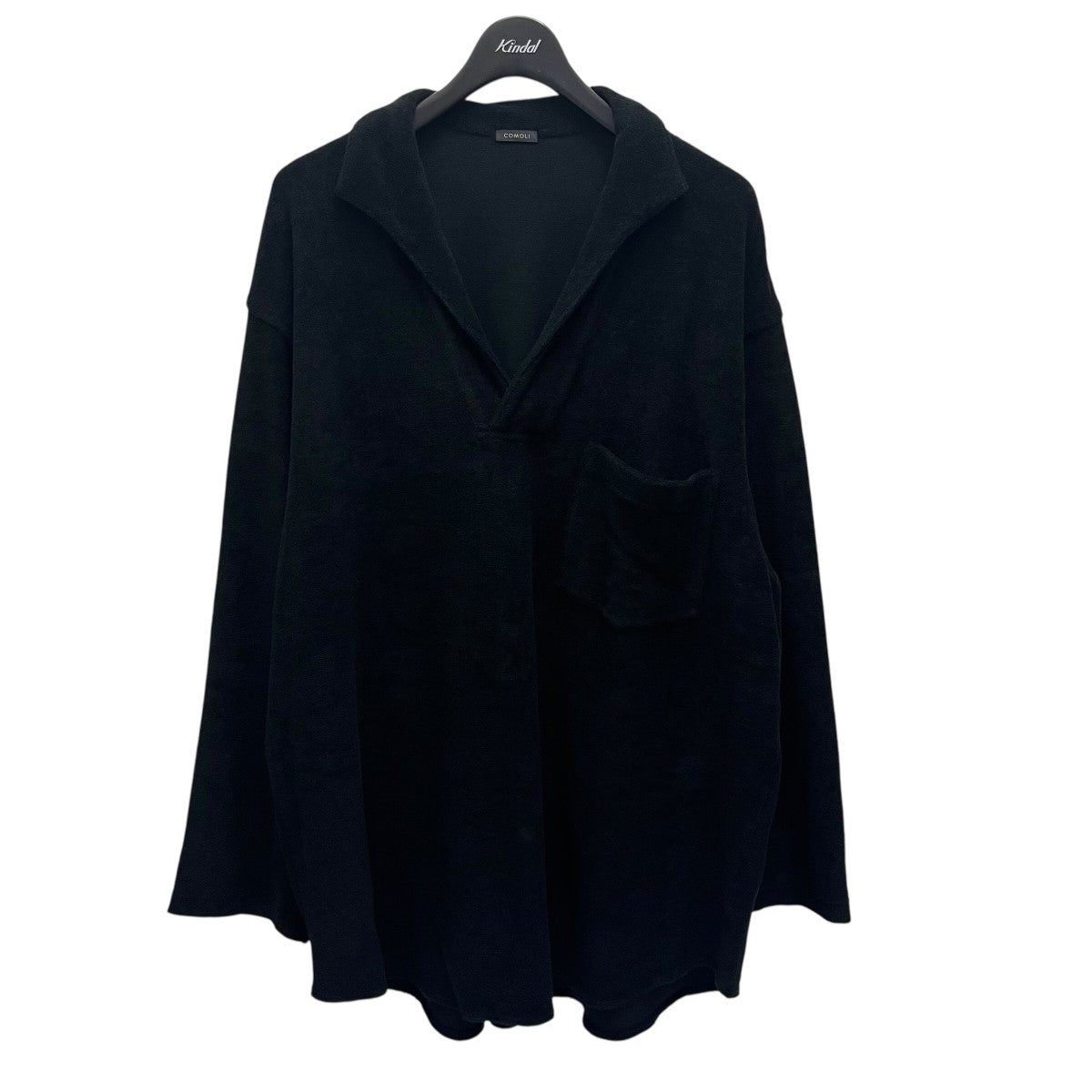 今ならほぼ即納！ COMOLI(コモリ) パイル スキッパーシャツB01-05039 B01-05039 トップス