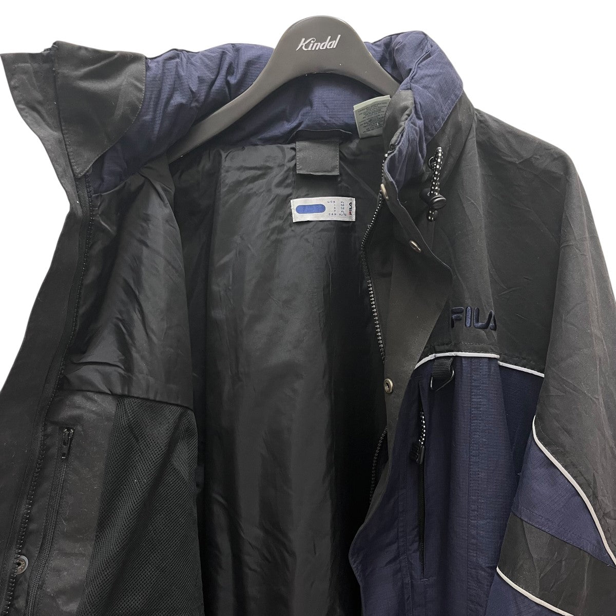 FILA グラデーション ウィンドブレーカー ジャケット ビンテージ 90s☆vpintage/ヴィンテージ☆FILA/フィラ☆ナイロンジャケット
