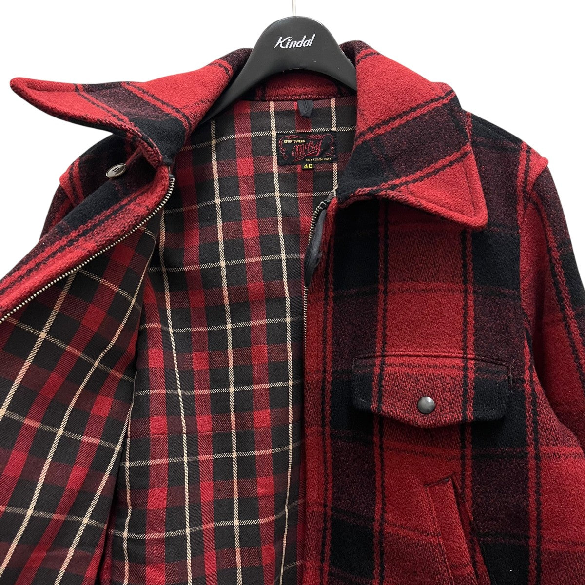 THE REAL McCOY'S(リアルマッコイズ) チェックウールハンティング