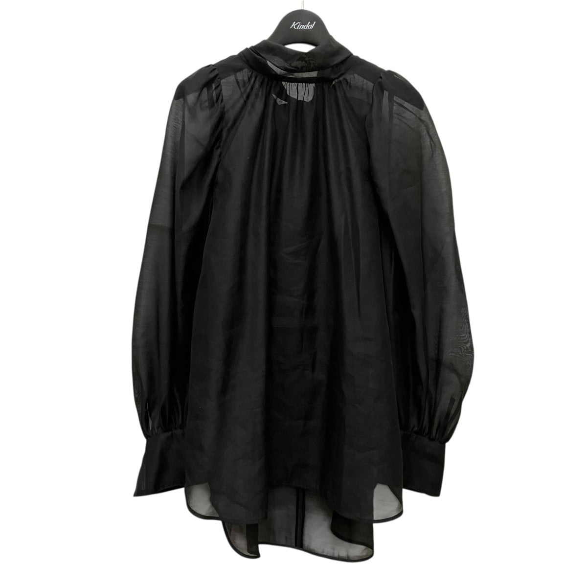 【中古】【未使用】デミルクス ビームス Demi-Luxe BEAMS ポリエステル レース ブラウス ブラック【サイズ36】【レディース】 Demi-Luxe BEAMS（デミルクス ビームス）の「Demi-Luxe BEAMS