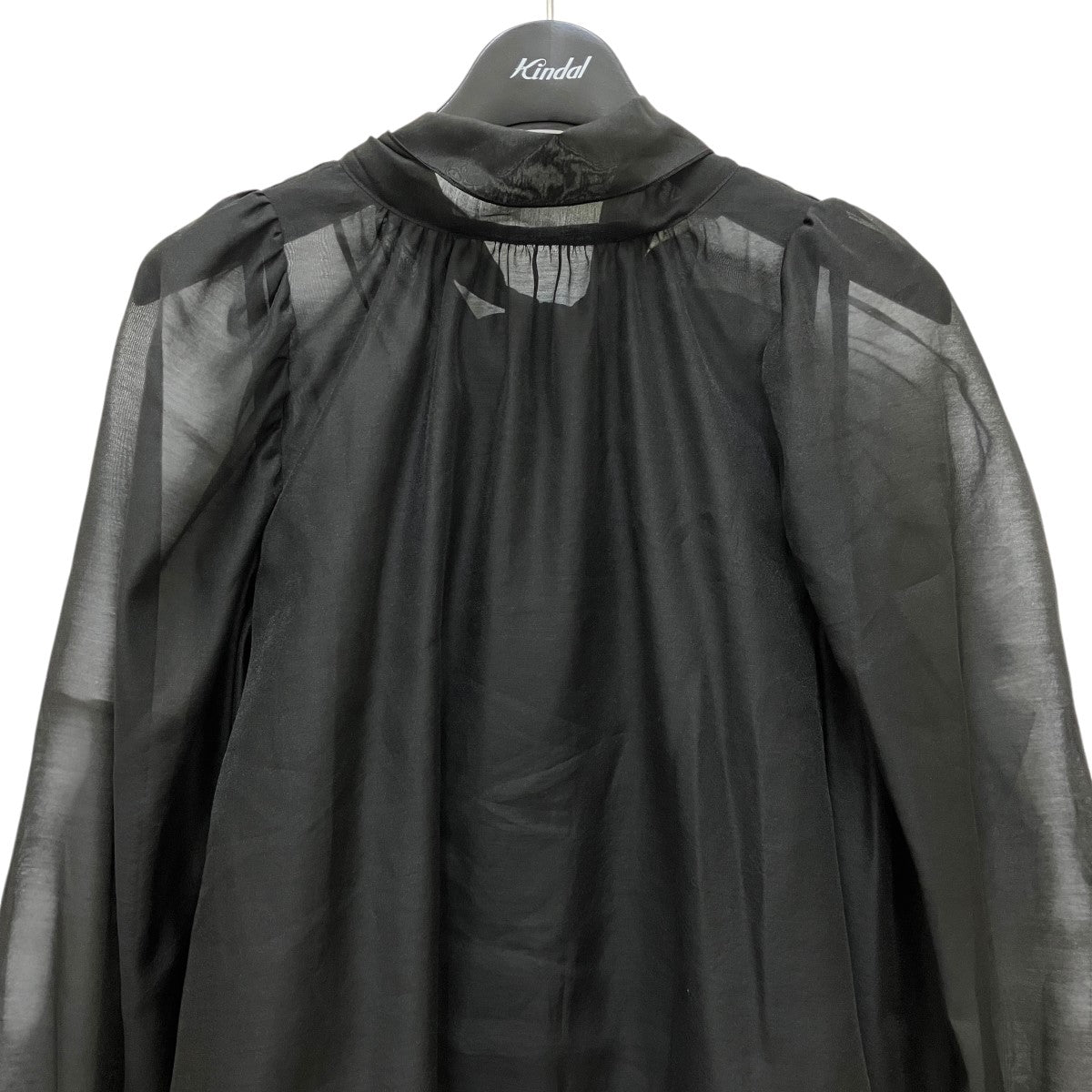 デミルクスビームス Demi-Luxe BEAMS ノースリーブブラウス 64-01-0029-002 ブラック サイズ：38 Demi-Luxe BEAMS(デミルクスビームス) バルーンスリーブブラウス