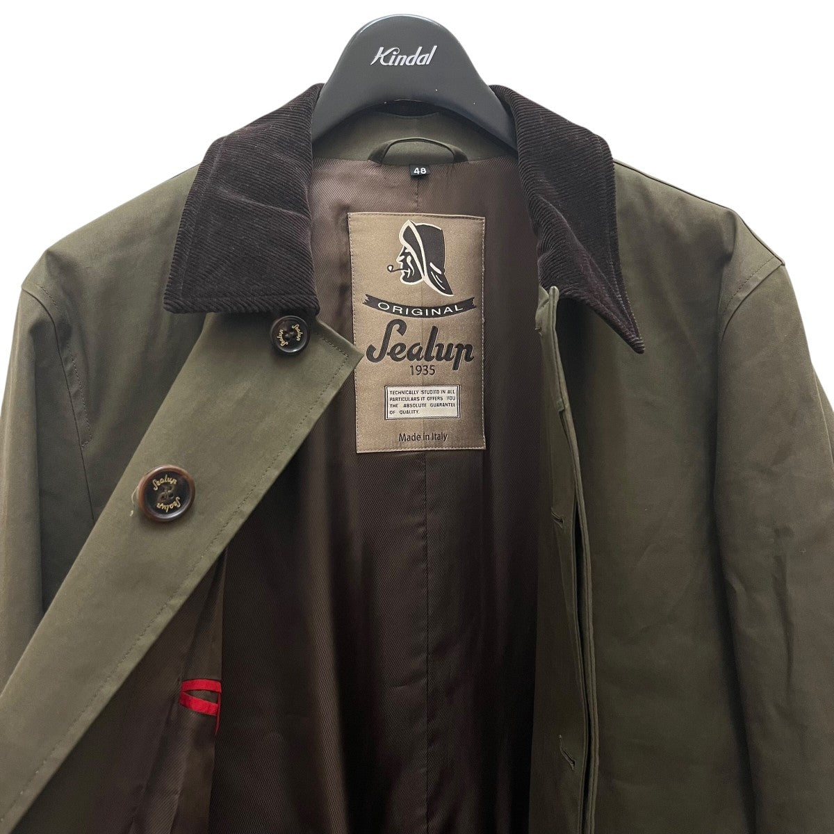 SEALUP(シーラップ) ステンカラーコート グリーン サイズ 48