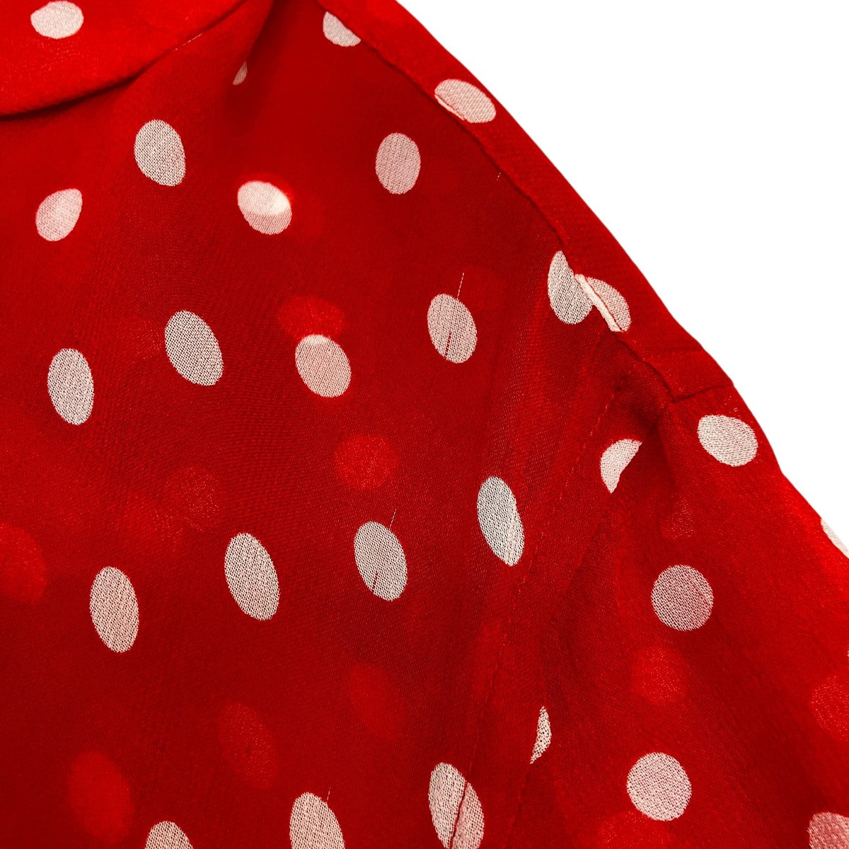 COMME des GARCONS(コムデギャルソン) ドット柄半袖シャツRM