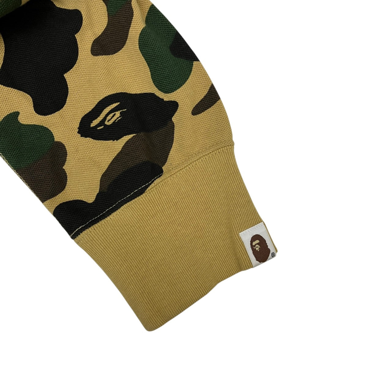【超希少2XLサイズ】アベイシングエイプ☆総柄 虎 刺繍ロゴ フルジップパーカー A BATHING APE(アベイシングエイプ) 総柄フルジップパーカー
