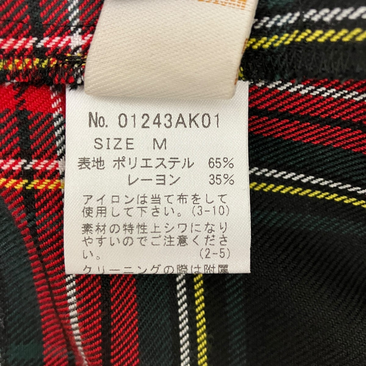 Hysteric Glamour(ヒステリックグラマー) チェックタータン