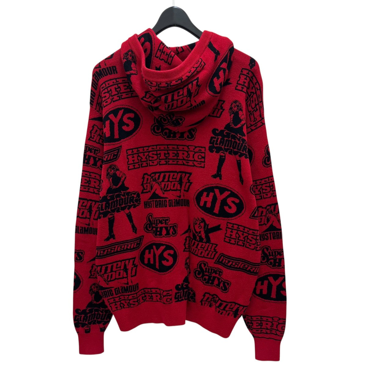 【HYSTERIC GLAMOUR】ガールプリント ラグラン パーカー HYSTERIC GLAMOUR（ヒステリックグラマー）の「GUITAR GIRL