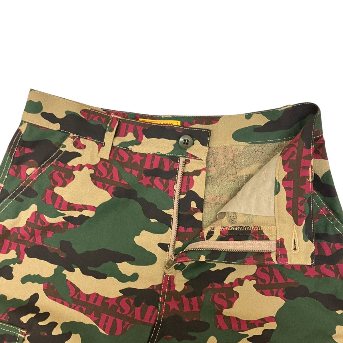 ヒステリックグラマー星条旗柄パンツ HYSTERIC GLAMOUR（ヒステリックグラマー）の「HYSTERIC MOTOR柄