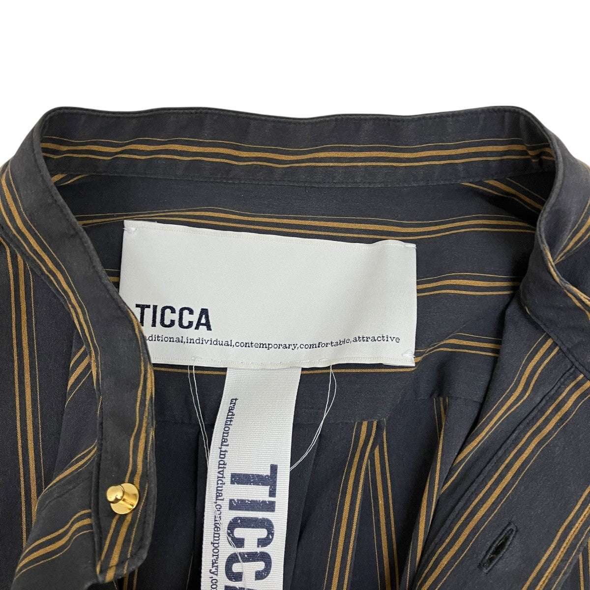 TICCA ティッカストライプ長袖シャツ★フレームワークspic&span 楽天市場】TICCA （ ティッカ ）トップクラスのシャツ地を使用