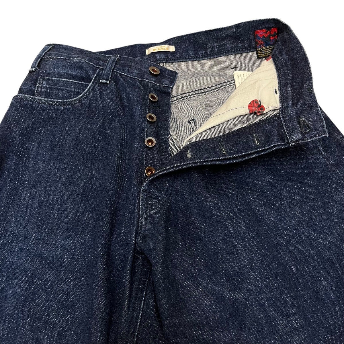 【美品】BRUNA BOINNE　ブルーナボイン　型番7348　デニムパンツ 美品】BRUNA BOINNE ブルーナボイン 型番7348 デニムパンツ