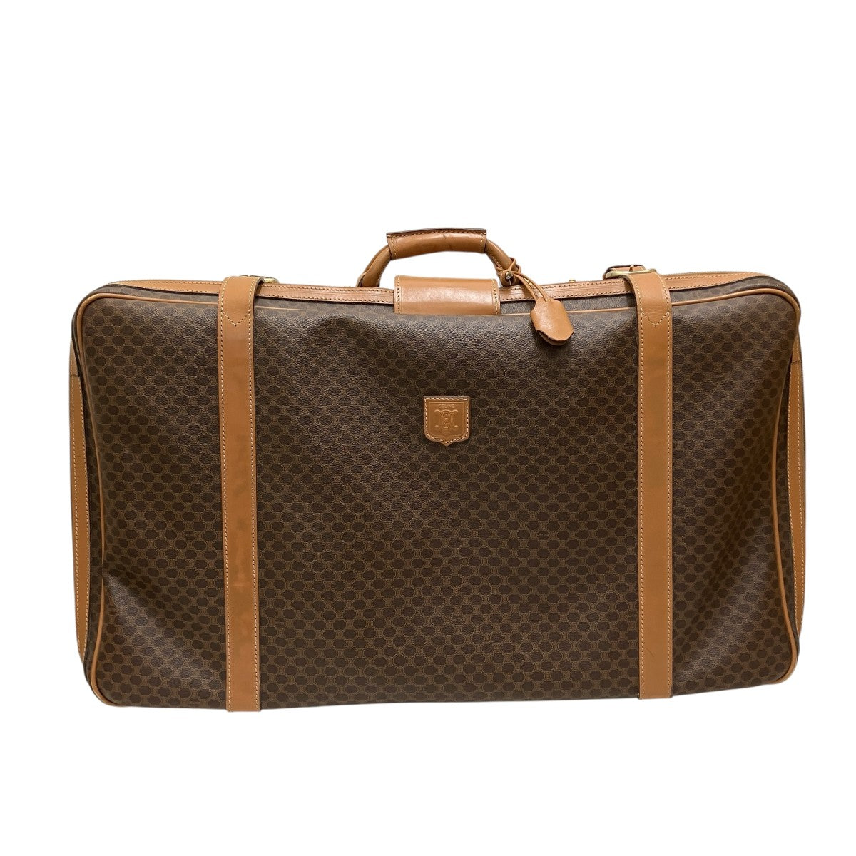 kkk　セリーヌ　ハンガー　ガーメント CELINE(セリーヌ) マカダムガーメントバッグ M08 ブラウン｜【公式