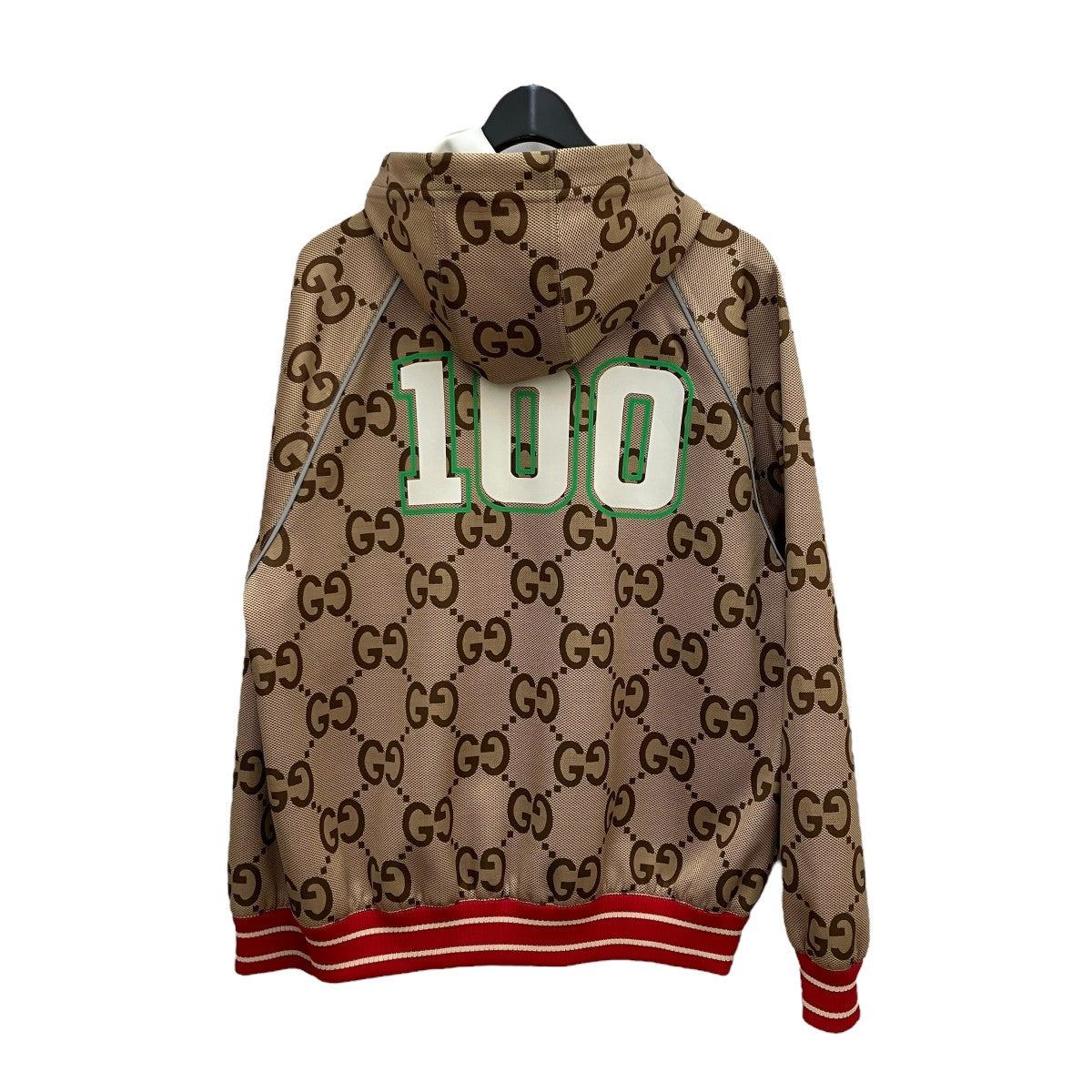 GUCCI(グッチ) ジャンボGG 100周年モノグラム柄ジップパーカー