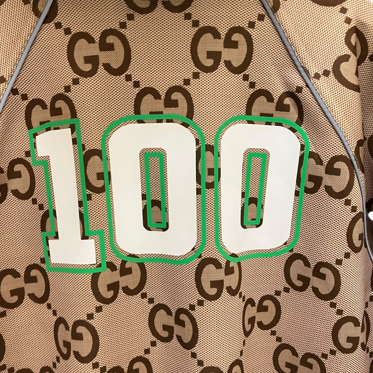 GUCCI(グッチ) ジャンボGG 100周年モノグラム柄ジップパーカー