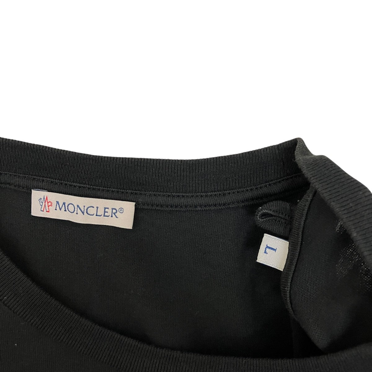 【姫路東店】 中古 MONCLER | モンクレール 半袖Ｔシャツ MAGLIA GIROCOLLO G10938C7A610 ブラック サイズ：M 【112】 中古・古着通販】MONCLER (モンクレール) MONCLER MAGLIA T-SHIRT