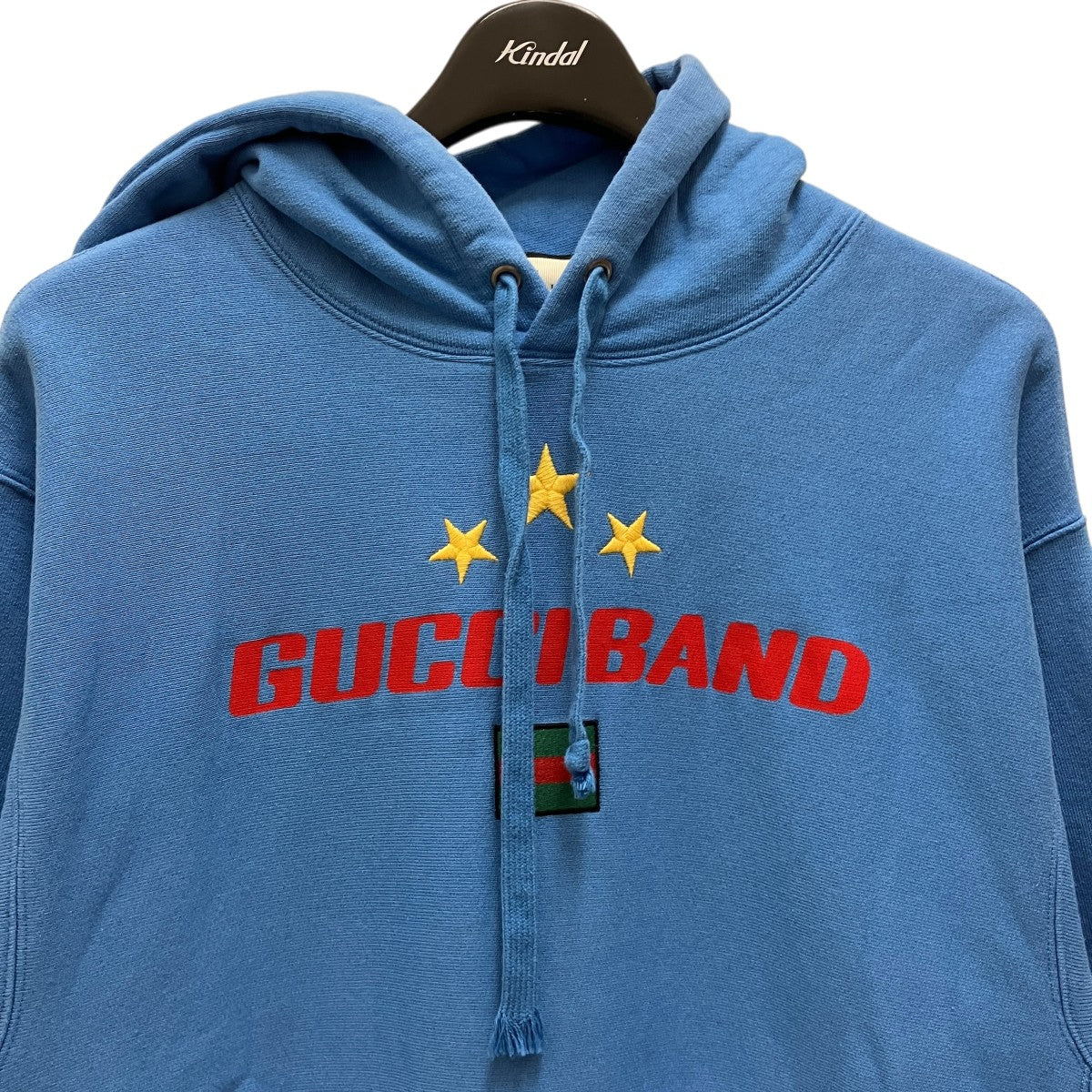 GUCCI(グッチ) プルオーバーパーカー ブルー サイズ M｜【公式