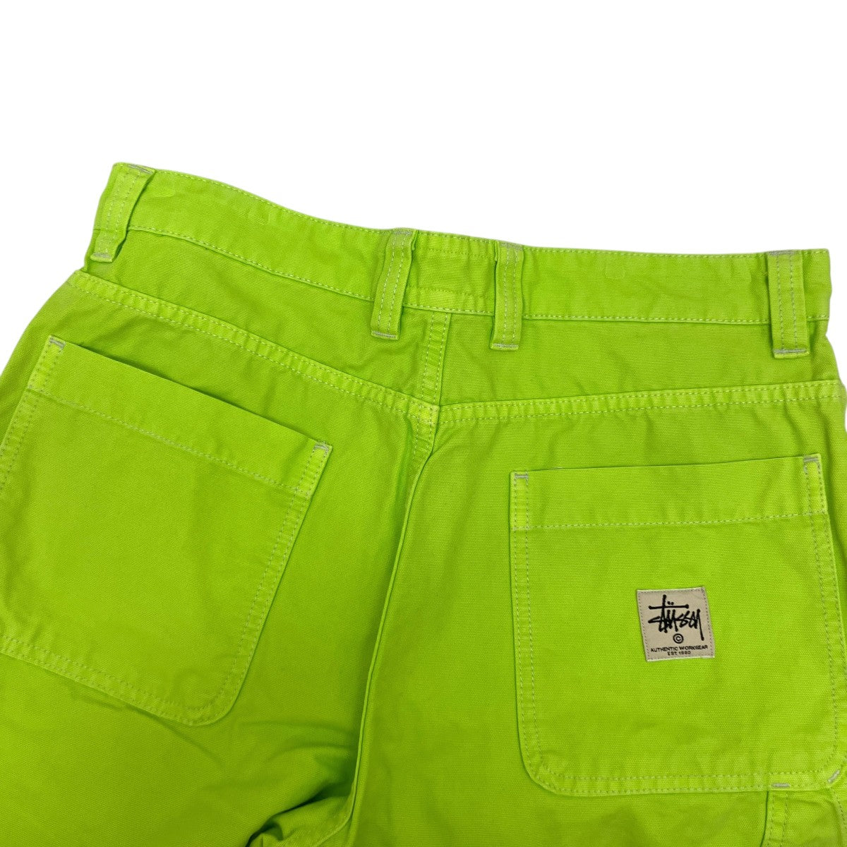 stussy(ステューシー) ペインターパンツ ネオグリーン サイズ 30