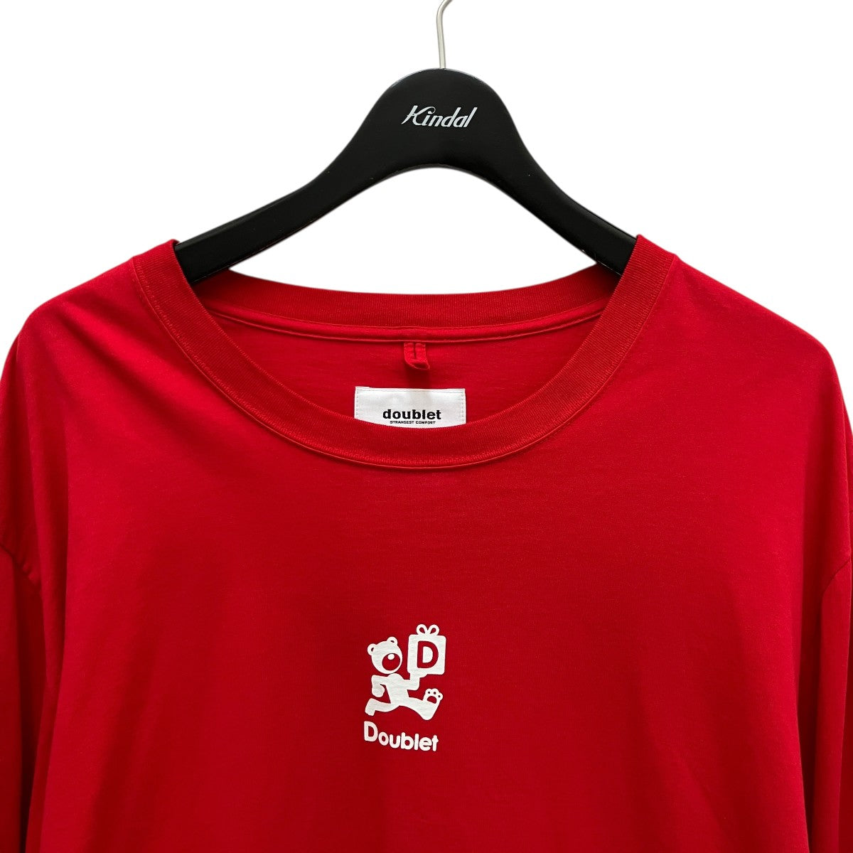 doublet(ダブレット) T SHIRT WITH MY FRIEND BLACKユーズド加工