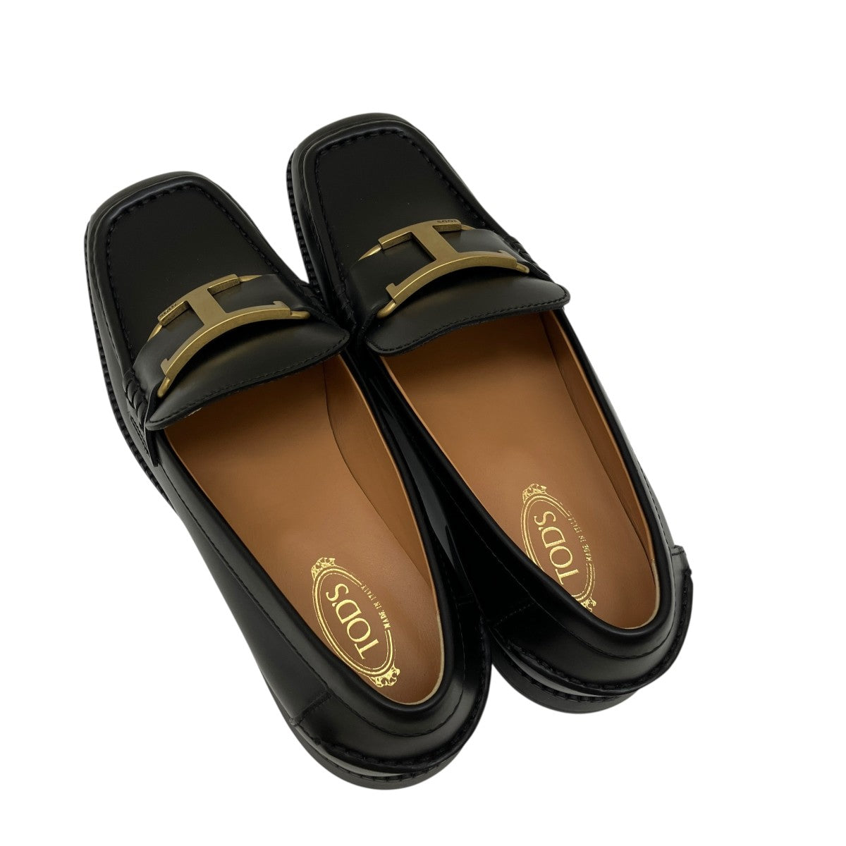【本物新品保証】 TOD'S(トッズ) ローファー ブラック サイズ 36.5cm｜【公式 靴
