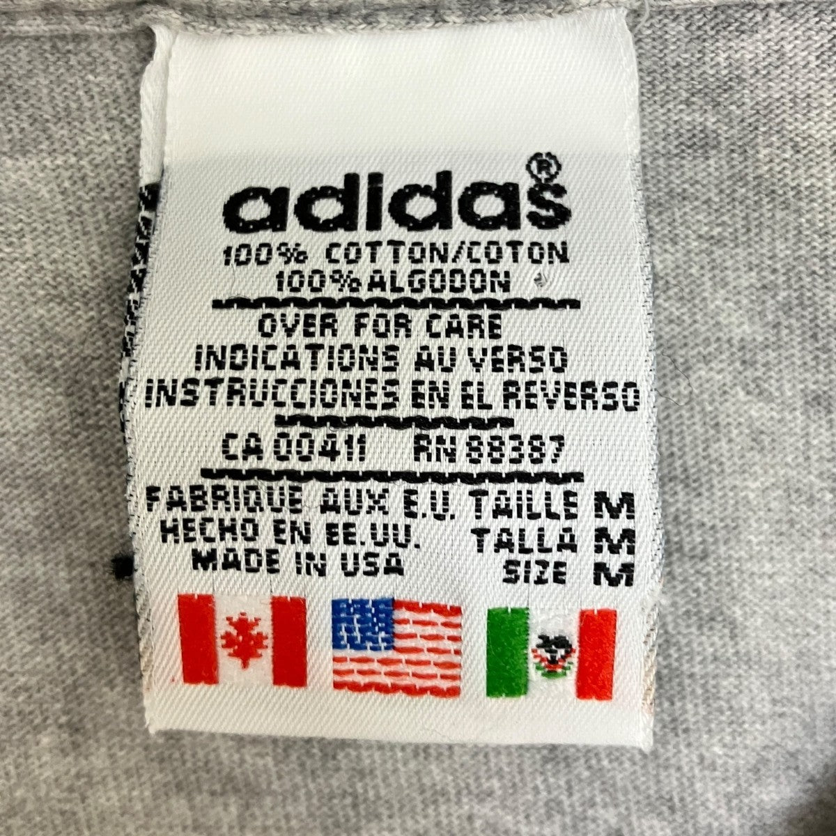 adidas 90’ｓ VintageTシャツ 古着・中古-5枚目のアイテム画像