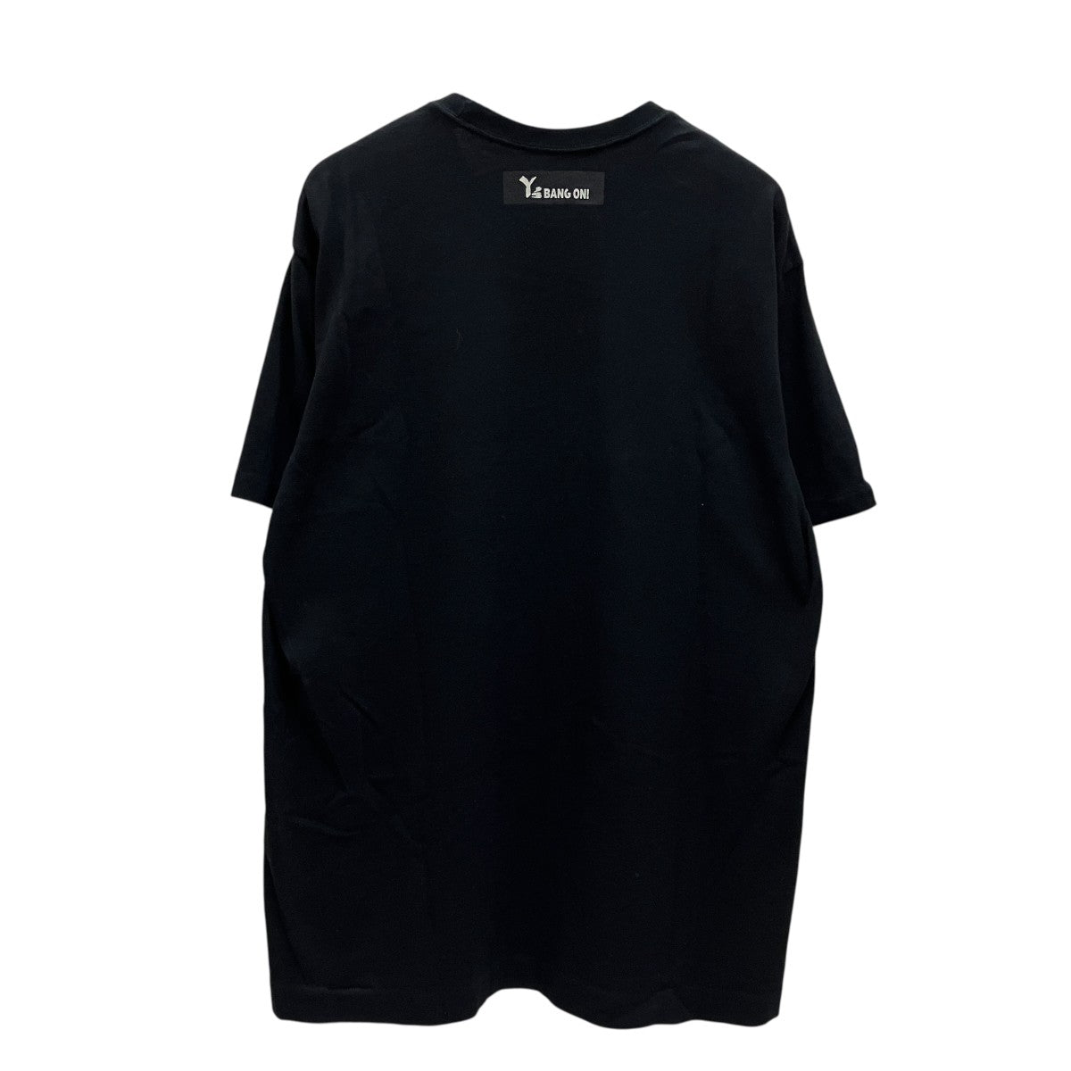 クメジェーピー×ワイズバングオン KUME．JP×Y’S BANG ON! プリントTシャツ YK-T86-052 ブラック サイズ：2 KUME．JP×Y'S BANG ON! プリントTシャツYK-T86-052 YK-T86-052