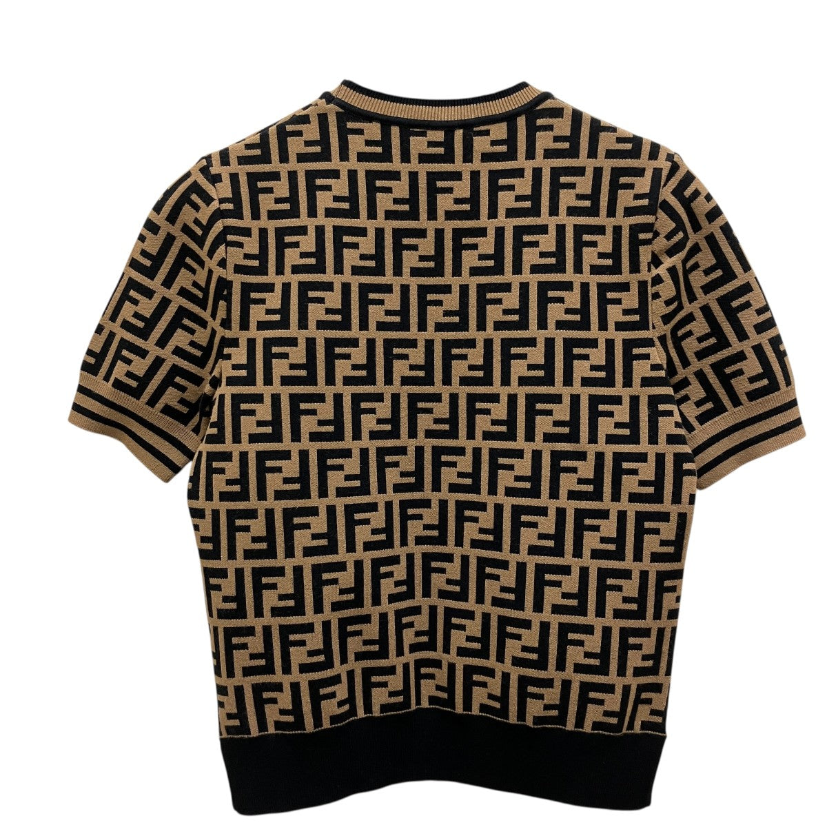 FENDI 半袖カットソーTシャツ ブラウン40サイズ