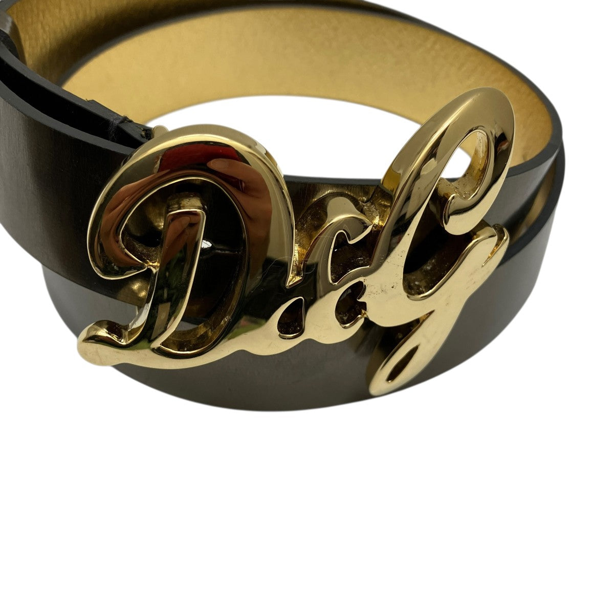DOLCE&GABBANA ドルチェアンドガッバーナ D&G ロゴ バックル