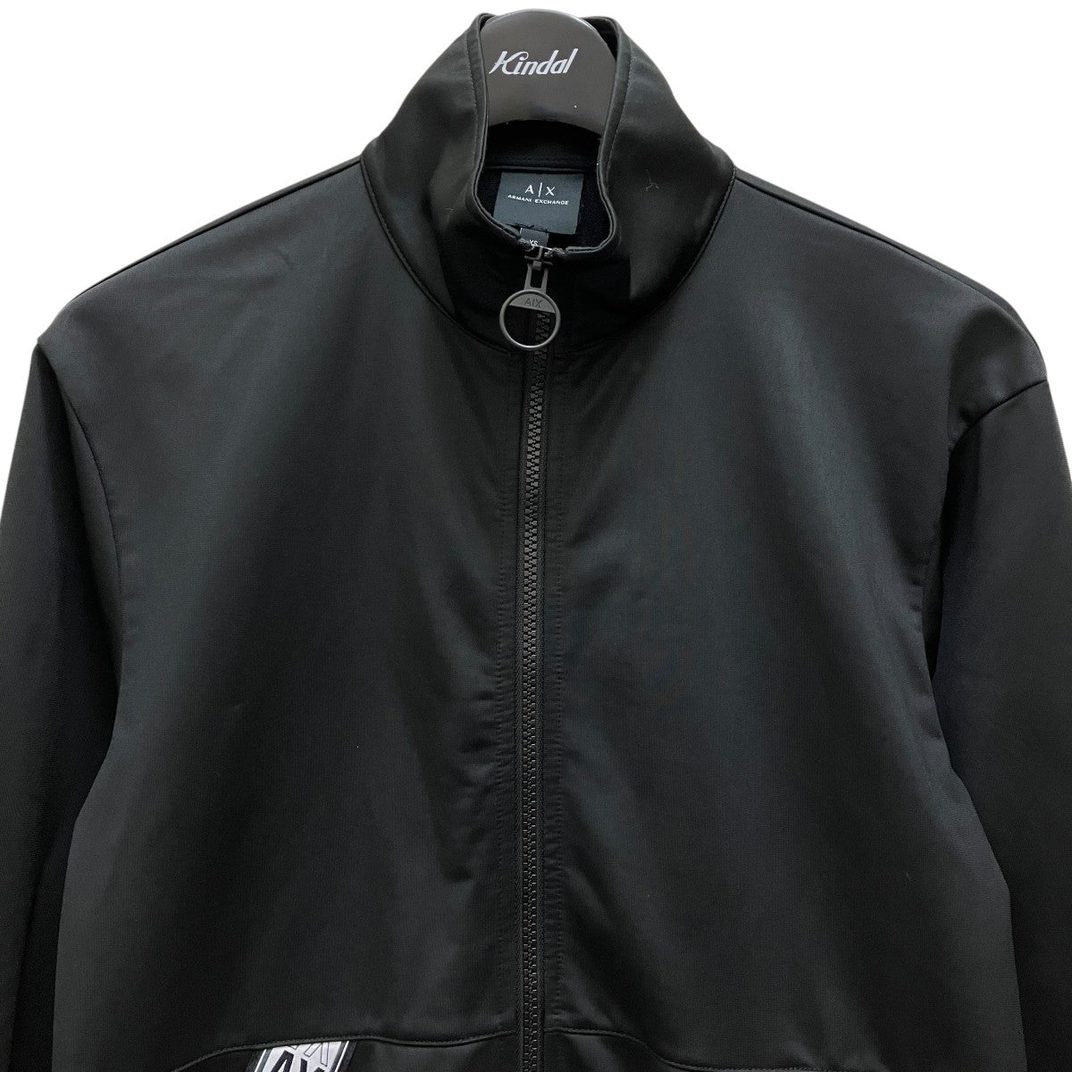 アルマーニエクスチェンジ トラックジャケット　ジャージ　ジップアップ　緑　紺 アルマーニエクスチェンジ トラックジャケット ジャージ ジップ