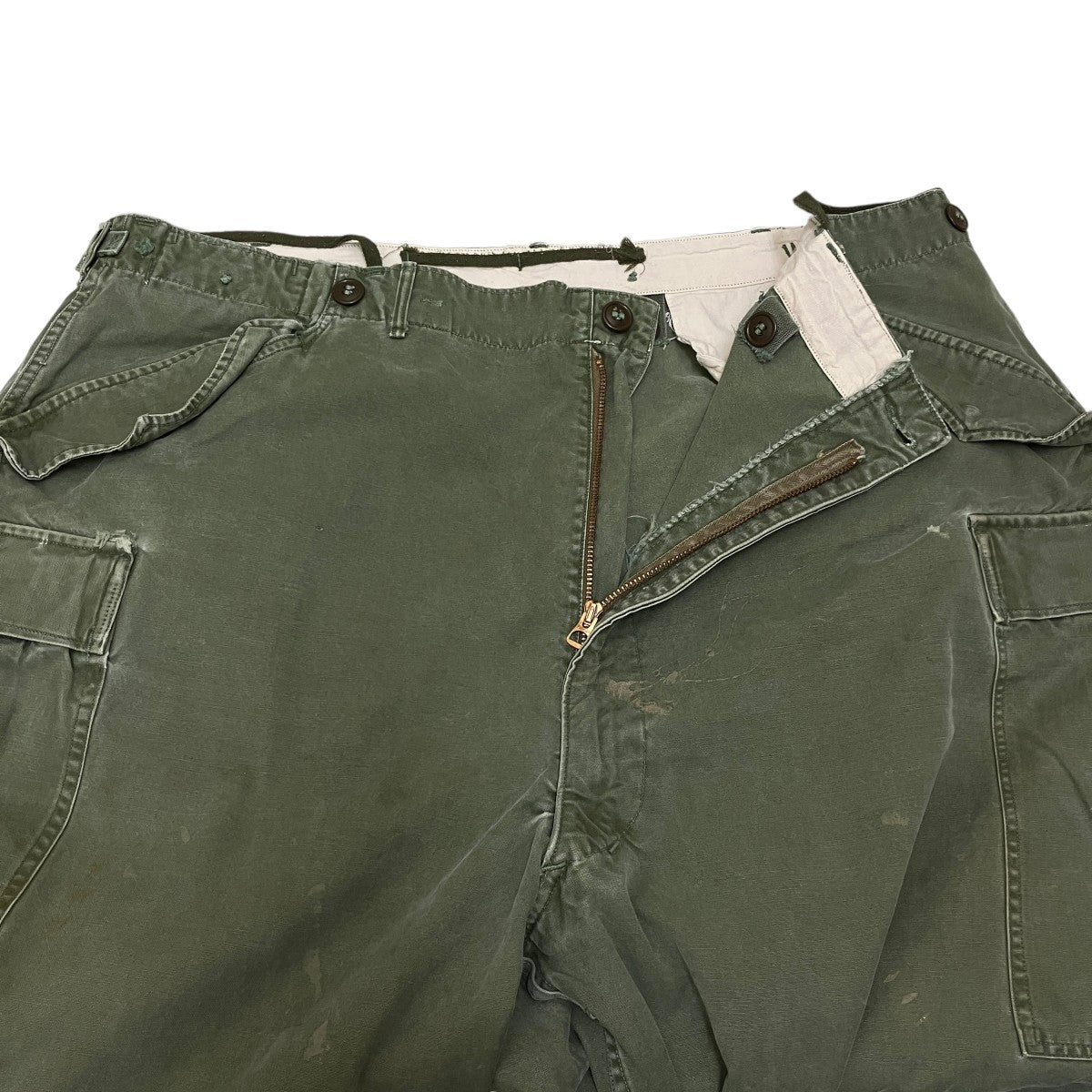限定価格！50s 実物 M-51 フィールドパンツPRENTICEジッパー初期型 US ARMY(ユーエスアーミー) 50's M-51初期ロット PRENTICE