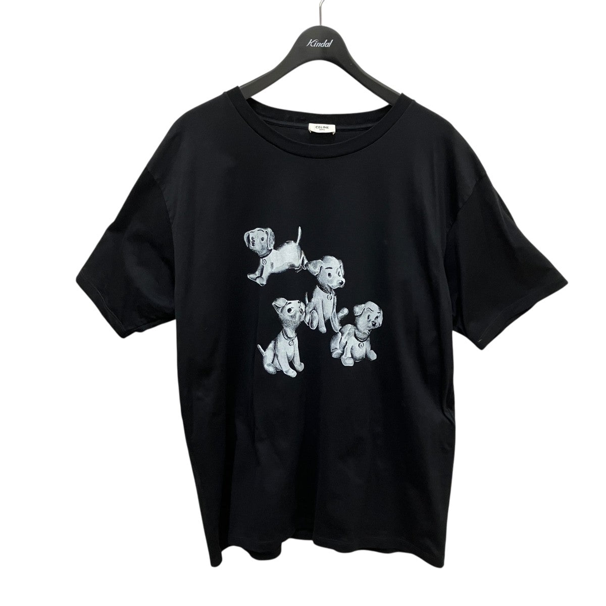 セリーヌ　フィービー レザートリミング　Tシャツ S セリーヌ セリーヌ フィービー レザートリミング Tシャツ S セリーヌ