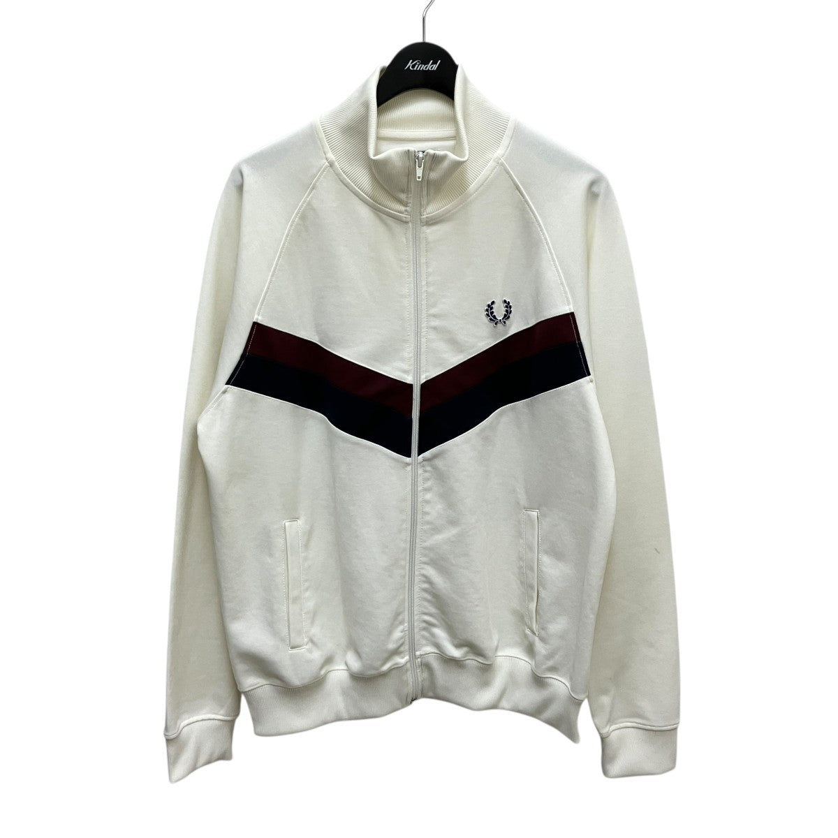 FRED PERRY トラックジャケット オフホワイト FRED PERRY(フレッドペリー) トラックジャケットをご紹介致し