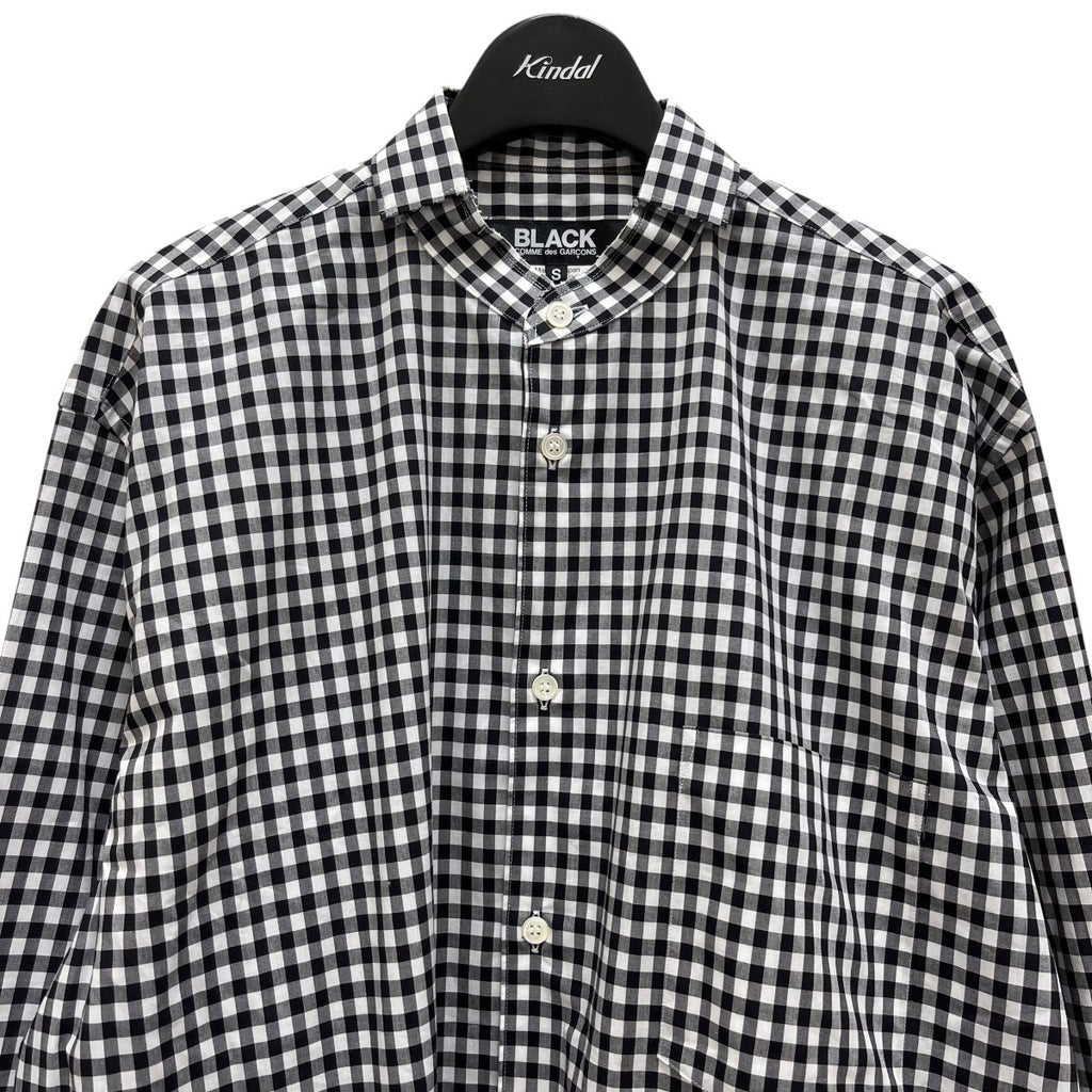 BLACK COMME des GARCONS(ブラックコムデギャルソン) チェックシャツ1M 