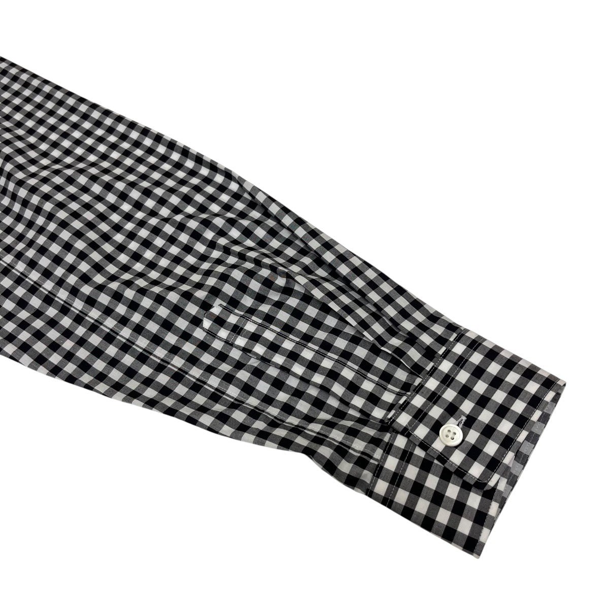 ブラックコムデギャルソン　24ss 短冊　ギンガムチェック　ロングシャツ ブラックコムデギャルソン 24ss 短冊 ギンガムチェック ロングシャツ