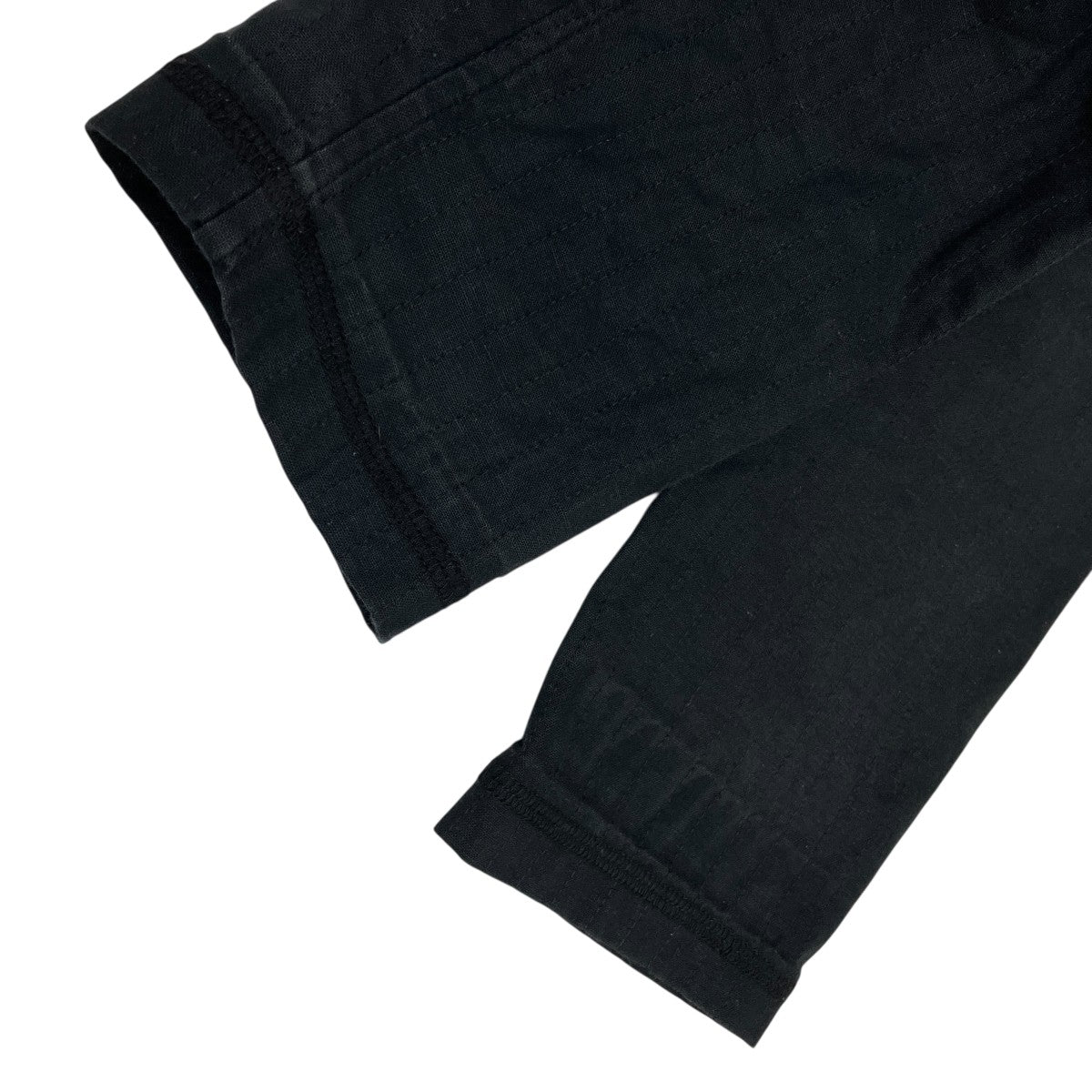 イッセイミヤケ ホワイトレーベル ISSEY MIYAKE WHITE LABEL リネン混シャツ IF44FJ549 ブラック サイズ：3 ISSEY MIYAKE WHITE LABEL(イッセイミヤケ ホワイトレーベル
