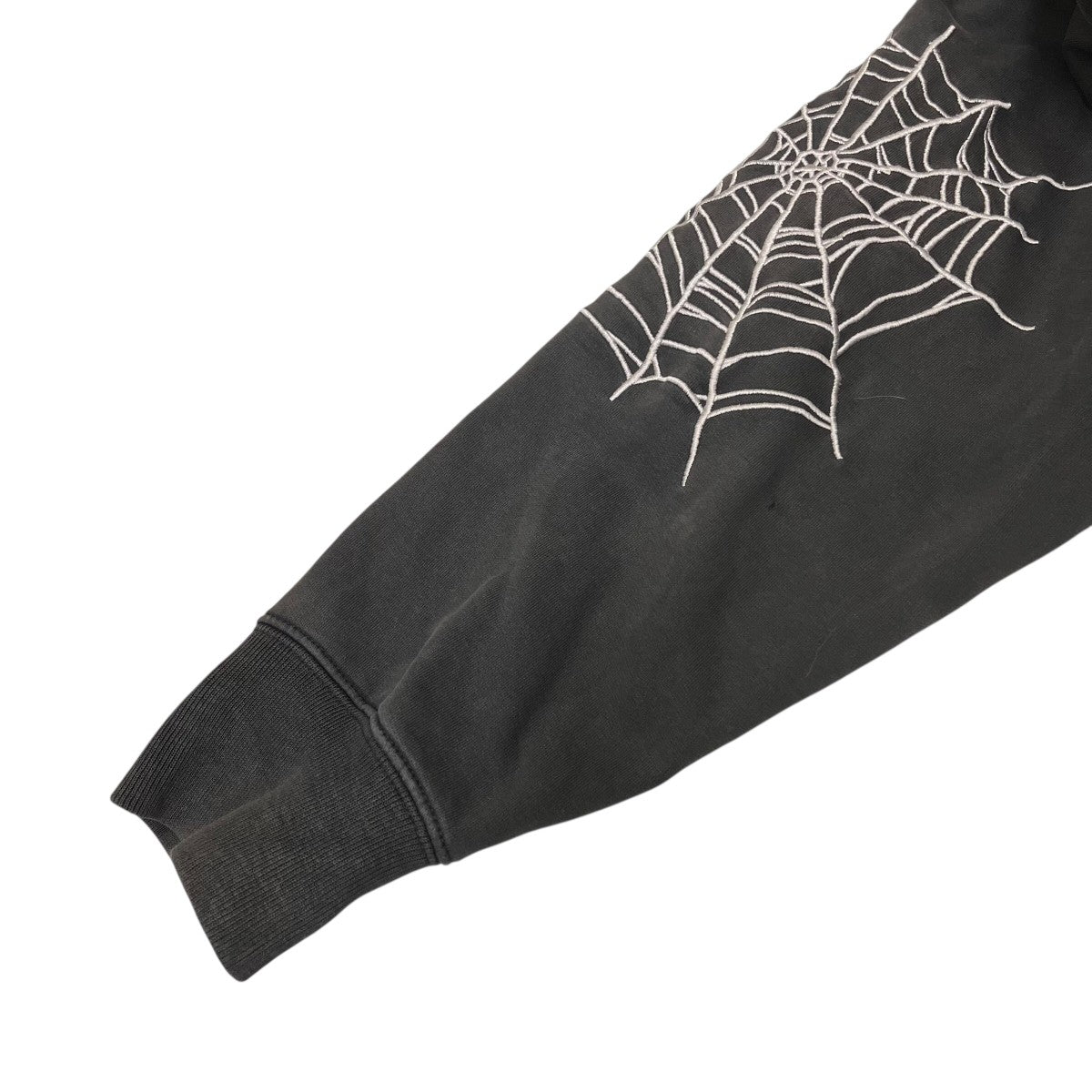 PALACE(パレス) SPIDER ZIP HOODフルジップパーカー グレー サイズ XL