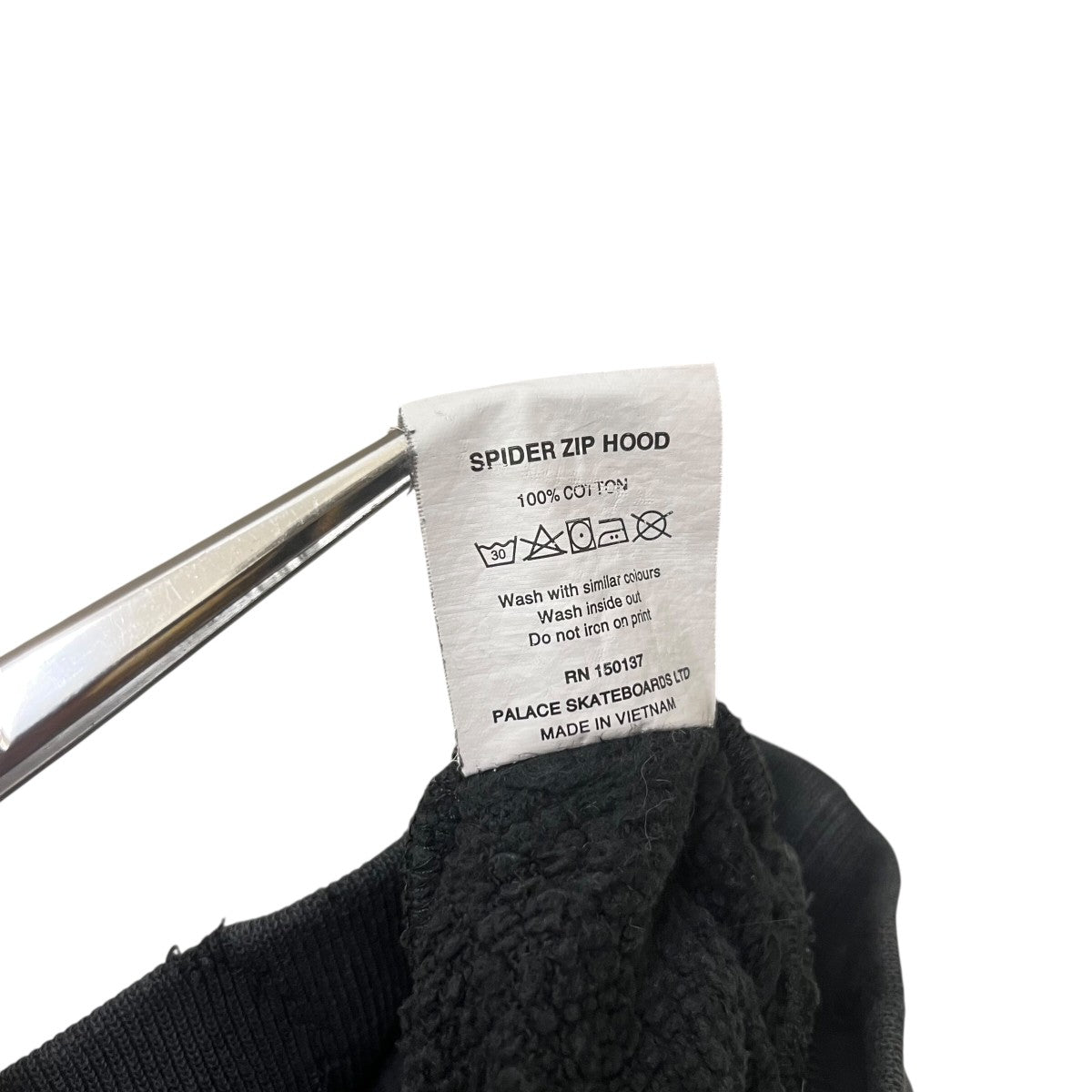 PALACE(パレス) SPIDER ZIP HOODフルジップパーカー グレー サイズ XL