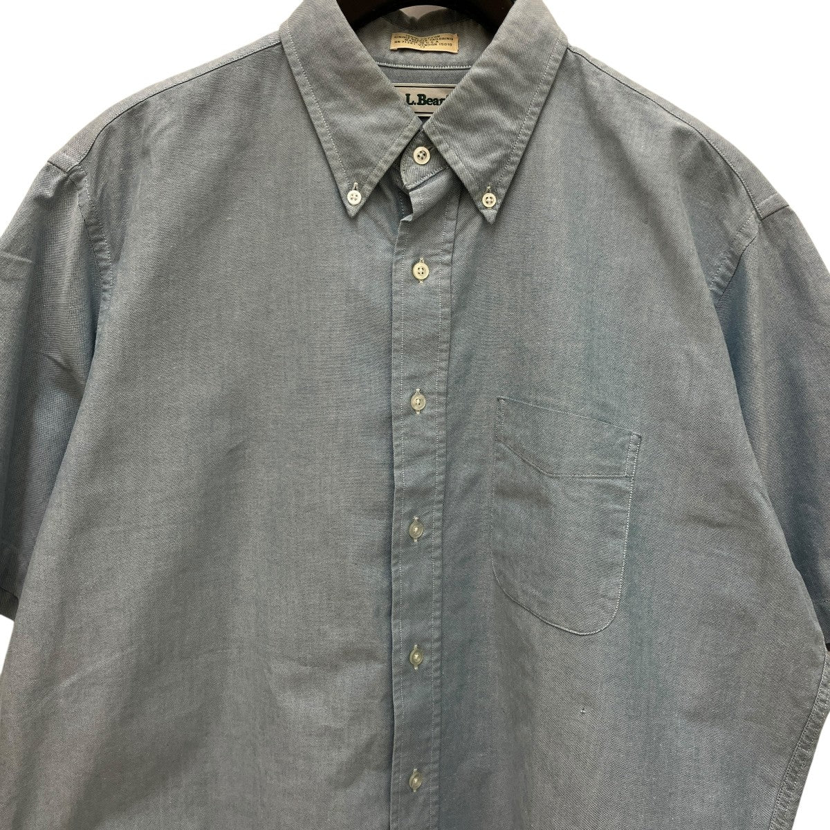 90s  エルエルビーン　半袖シャツ L.L.Bean - 90s エルエルビーン 総柄 半袖 シャツレディース L
