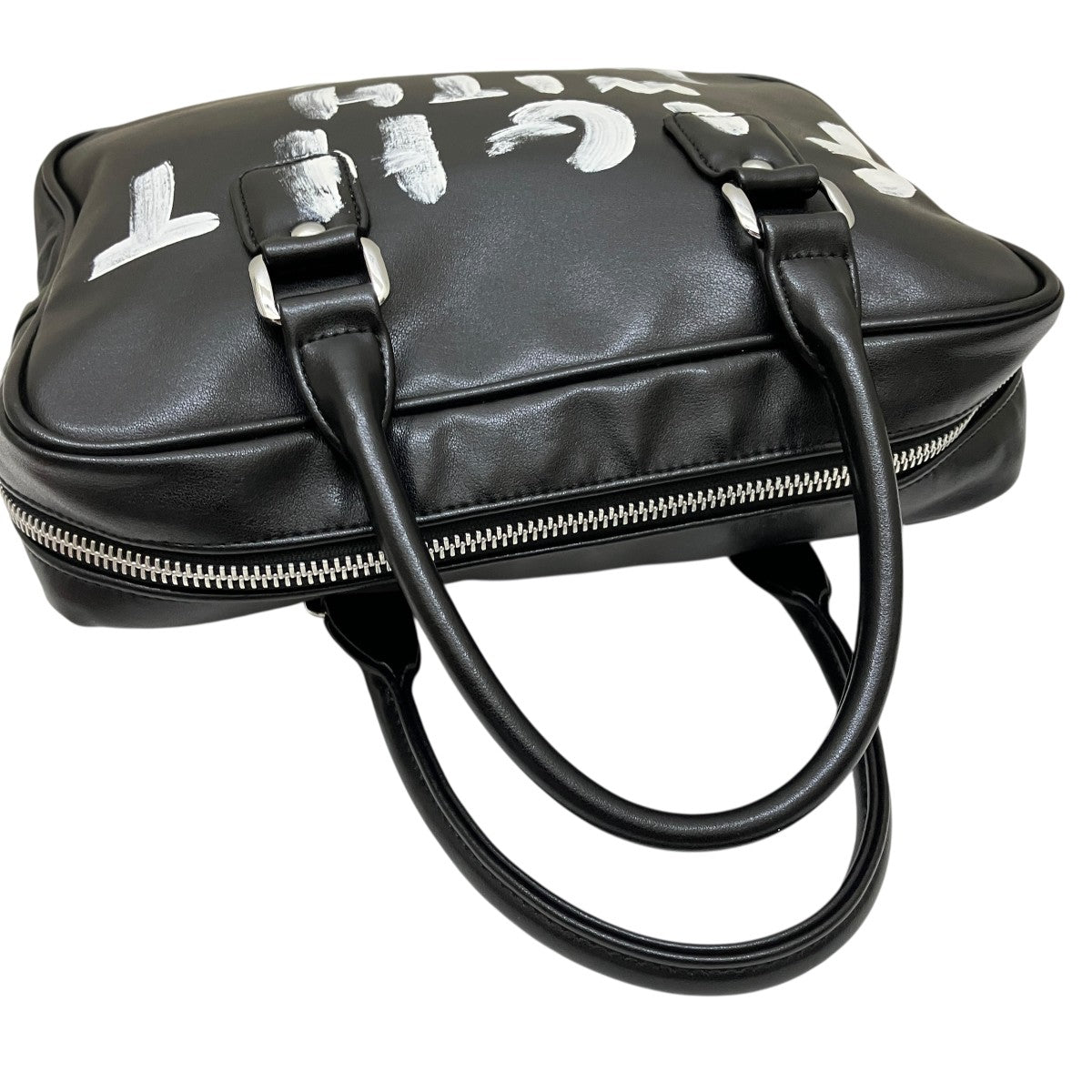 美品コムデギャルソンガール⭐︎メッセージペイントトートバッグ⭐︎NZ-K201 COMME des GARCONS GIRL(コムデギャルソンガール) メッセージ