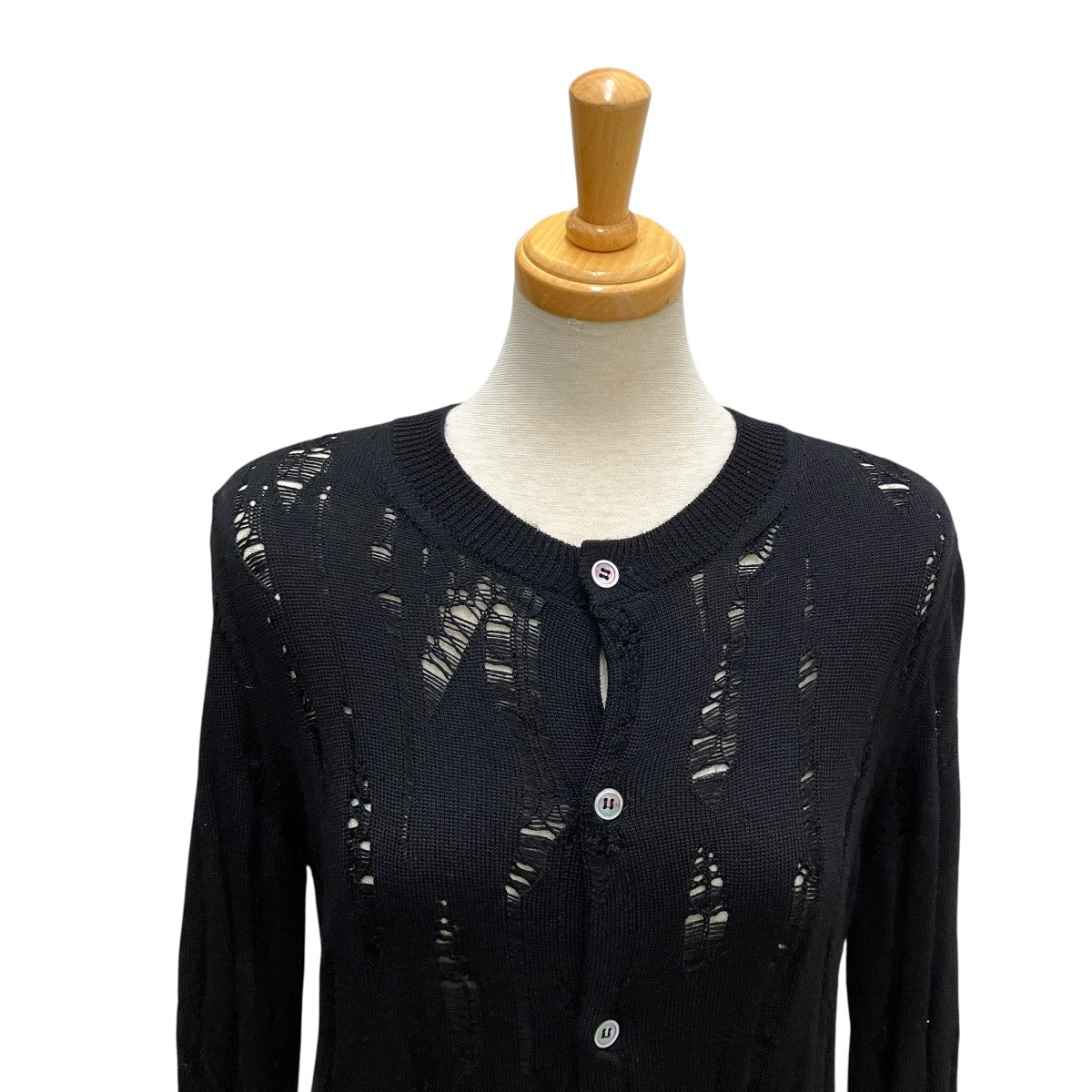 トリココムデギャルソン tricot COMME des GARCONS ボーダーニット TN 100120 レッド×ピンク サイズ：- tricot COMME des GARCONS トリココムデギャルソンtricot