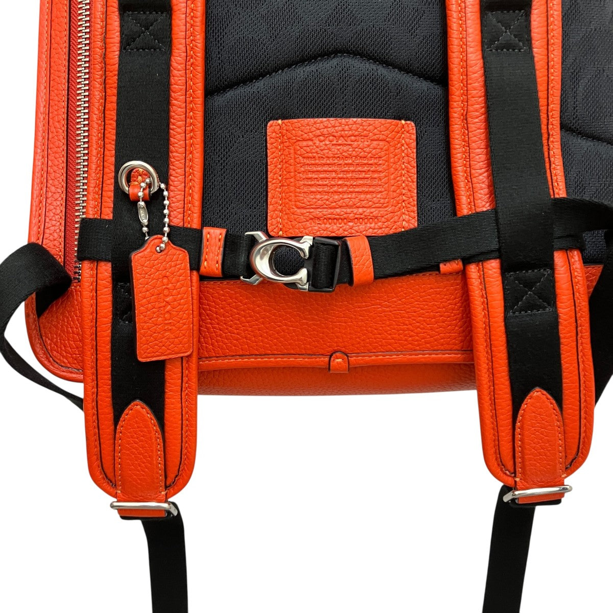 COACH(コーチ) ロールトップバックパックリュック オレンジ