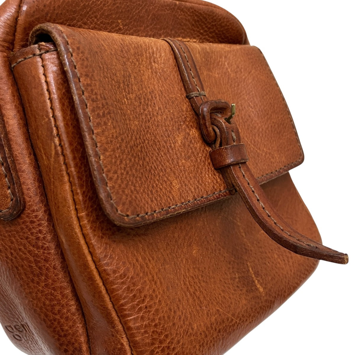gentenゲンテン本革ブラウンレザーLeatherショルダーバッグ genten(ゲンテン) ショルダーバッグ ブラウン｜【公式】カインド