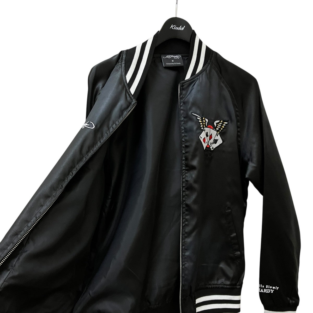 Don Ed Hardy スカジャン 大きいサイズ メンズ Ed Hardy-刺繍スカジャン（メーカー取寄