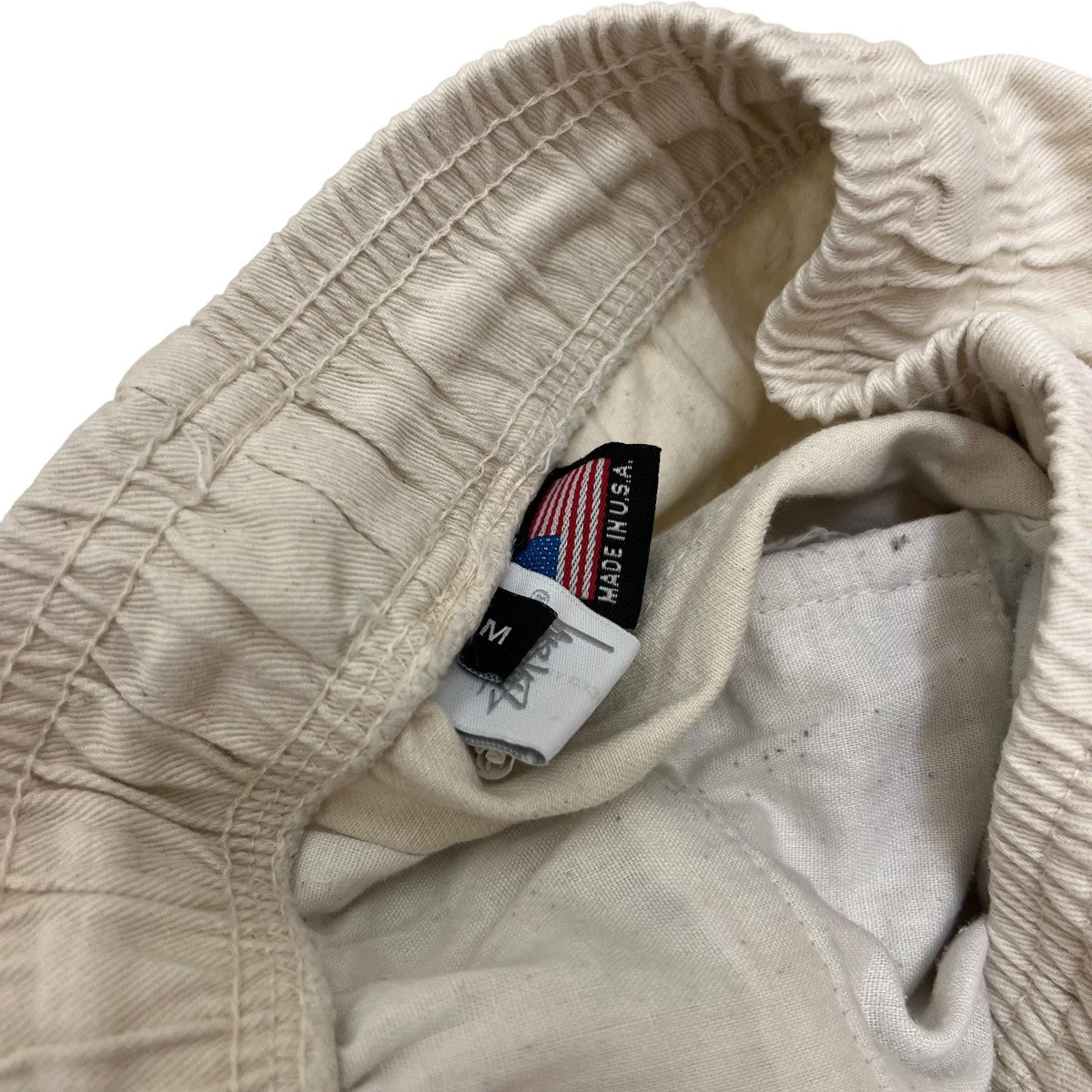 stussy 80's オールドステューシー イージーパンツ xl ベージュ stussy(ステューシー) イージーパンツ アイボリー サイズ M