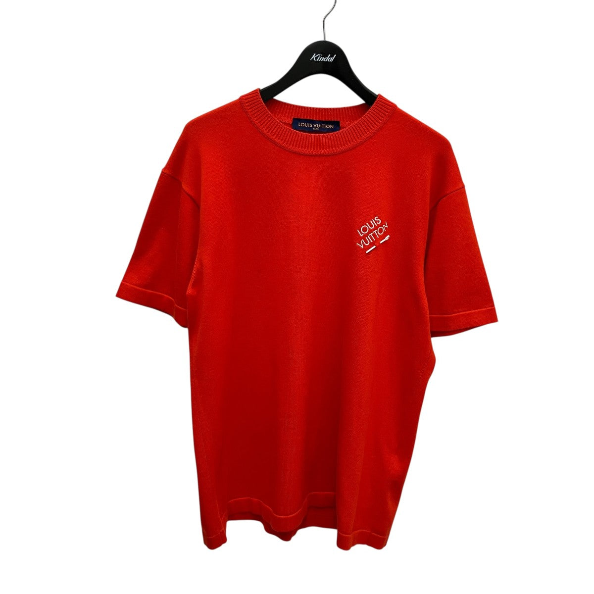LOUIS VUITTON 23SSシグネチャーショートスリーブTシャツロゴニットＴシャツOY8 HNN42W 古着・中古-1枚目のアイテム画像