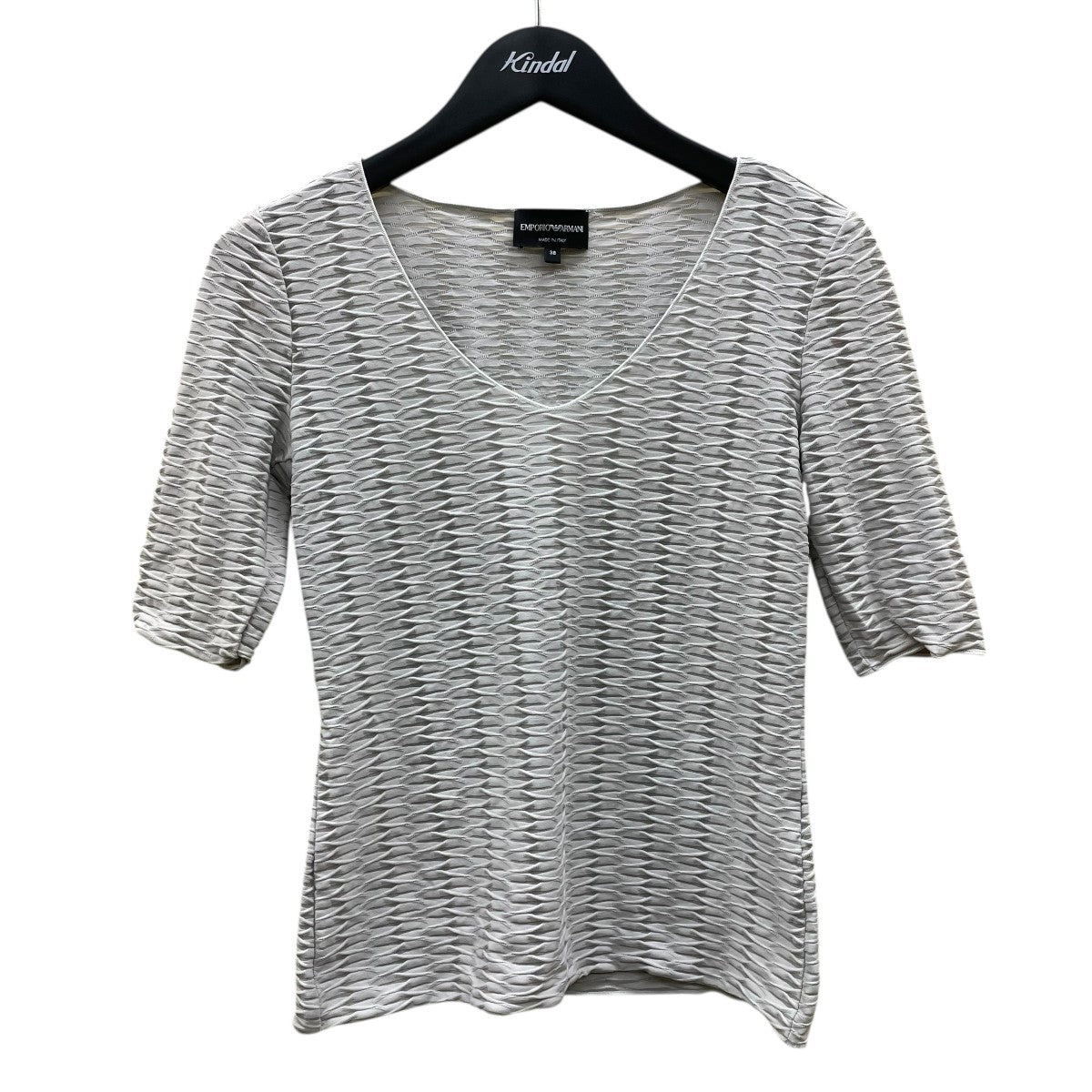 EMPORIO ARMANI ボートネックTシャツ 古着・中古-1枚目のアイテム画像