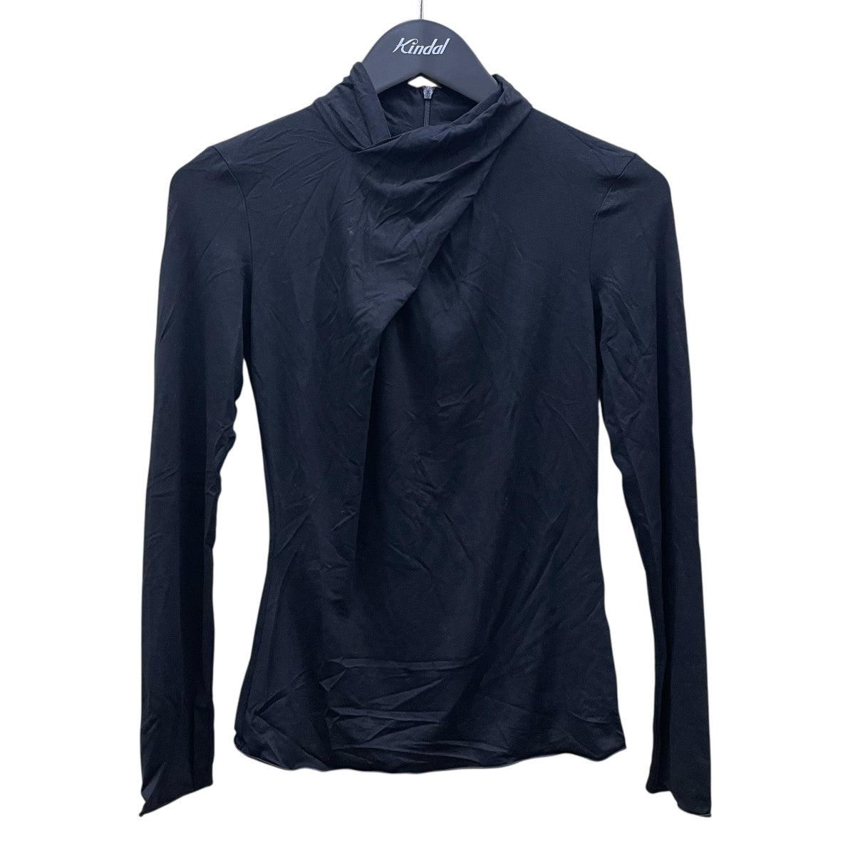 人気商品✨エンポリオアルマーニ【40】長袖カットソー レース イタリア製 黒 EMPORIO ARMANI(エンポリオアルマーニ) 長袖カットソー ブラック