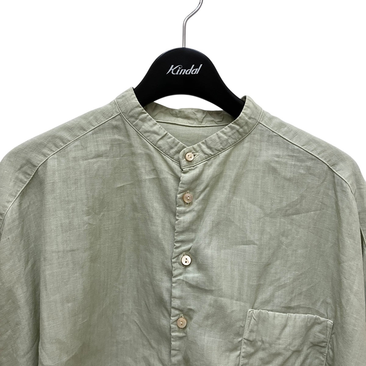 nest Robe(ネストローブ) リネンスタンドカラーシャツ01181-1034