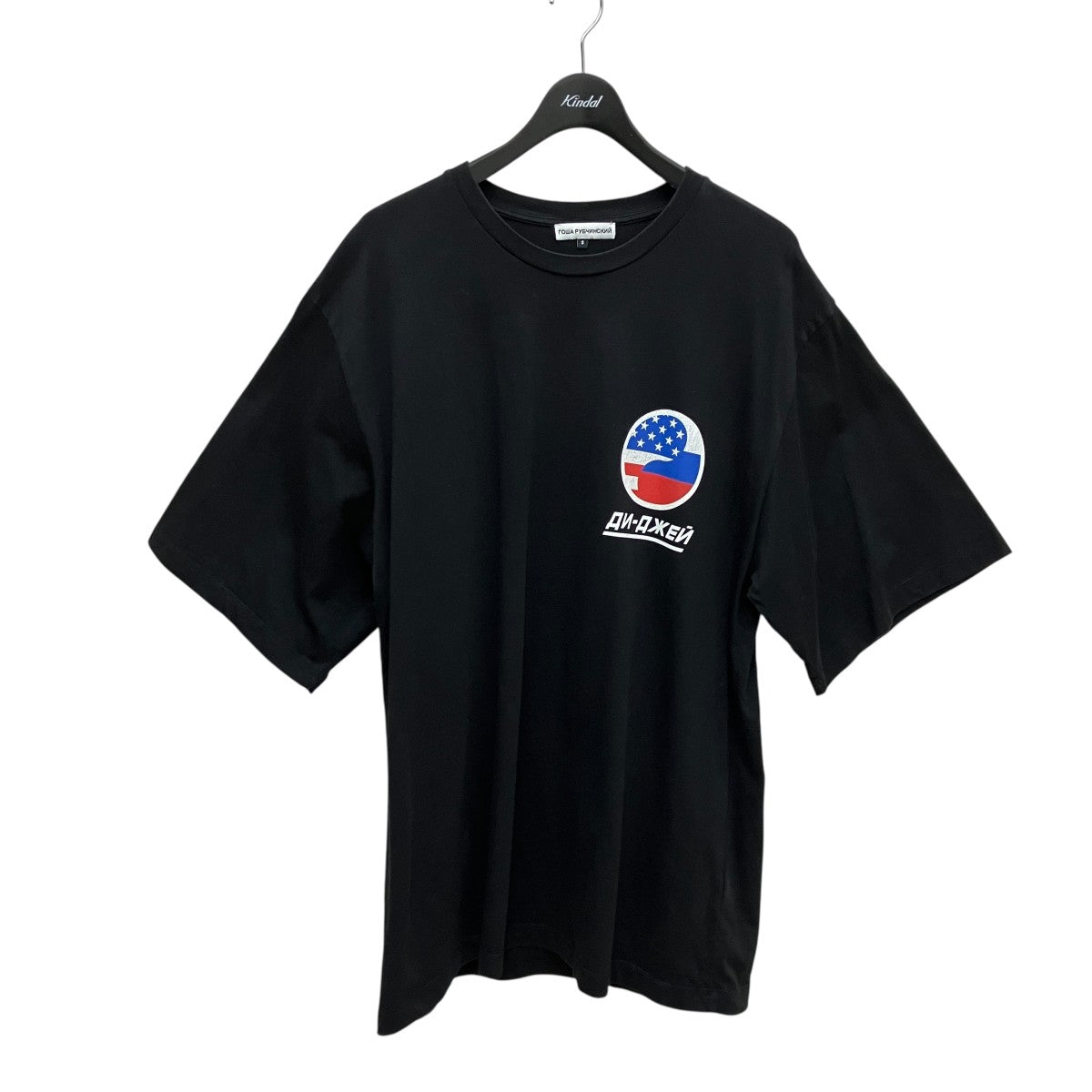 XL Gray【Gosha Rubchinskiy Tシャツ ゴーシャラブチンスキー ロゴTシャツ】G009Ｔ009 B