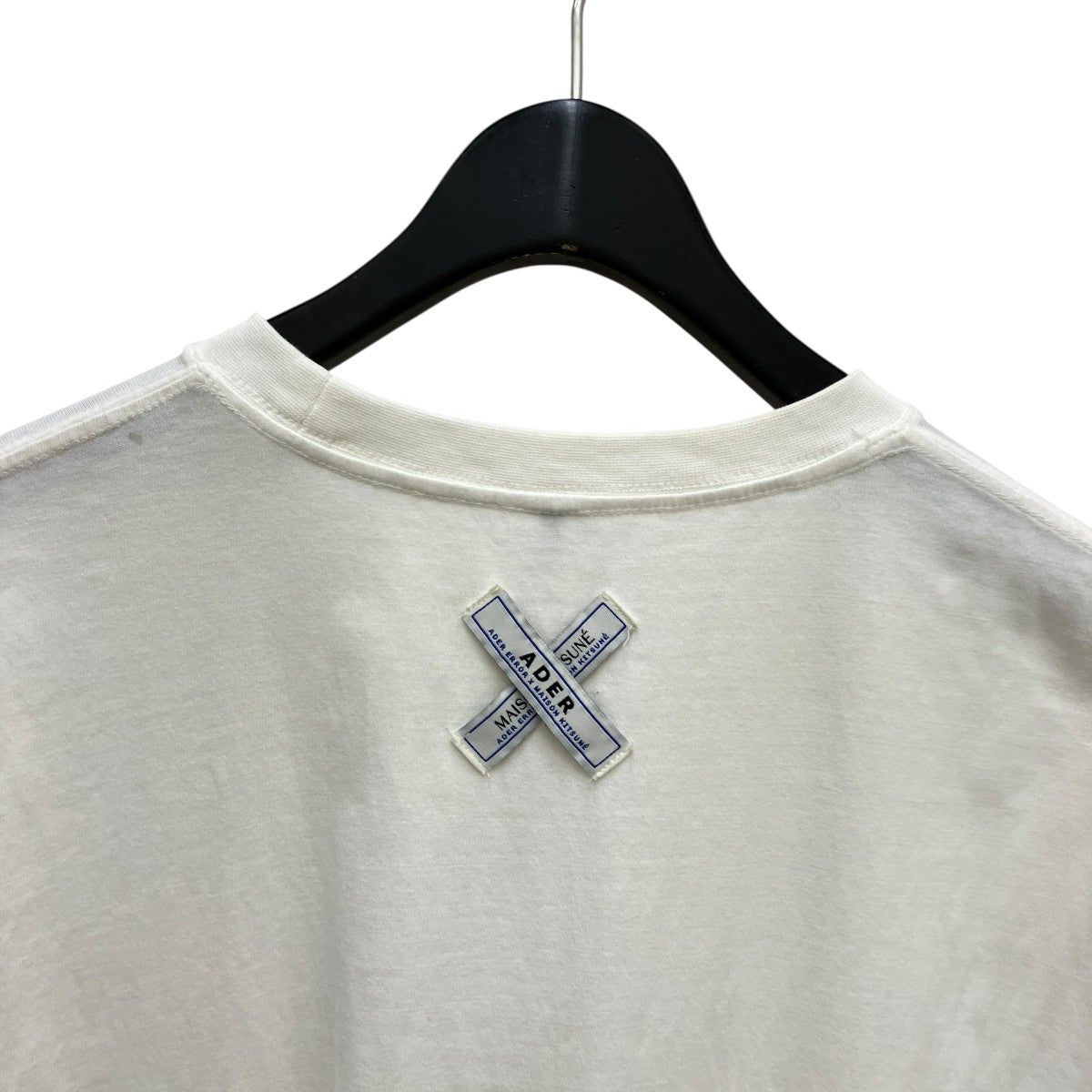 ADER error×MAISON KITSUNE Tシャツ19KSSTO03WH2 19KSSTO03WH2