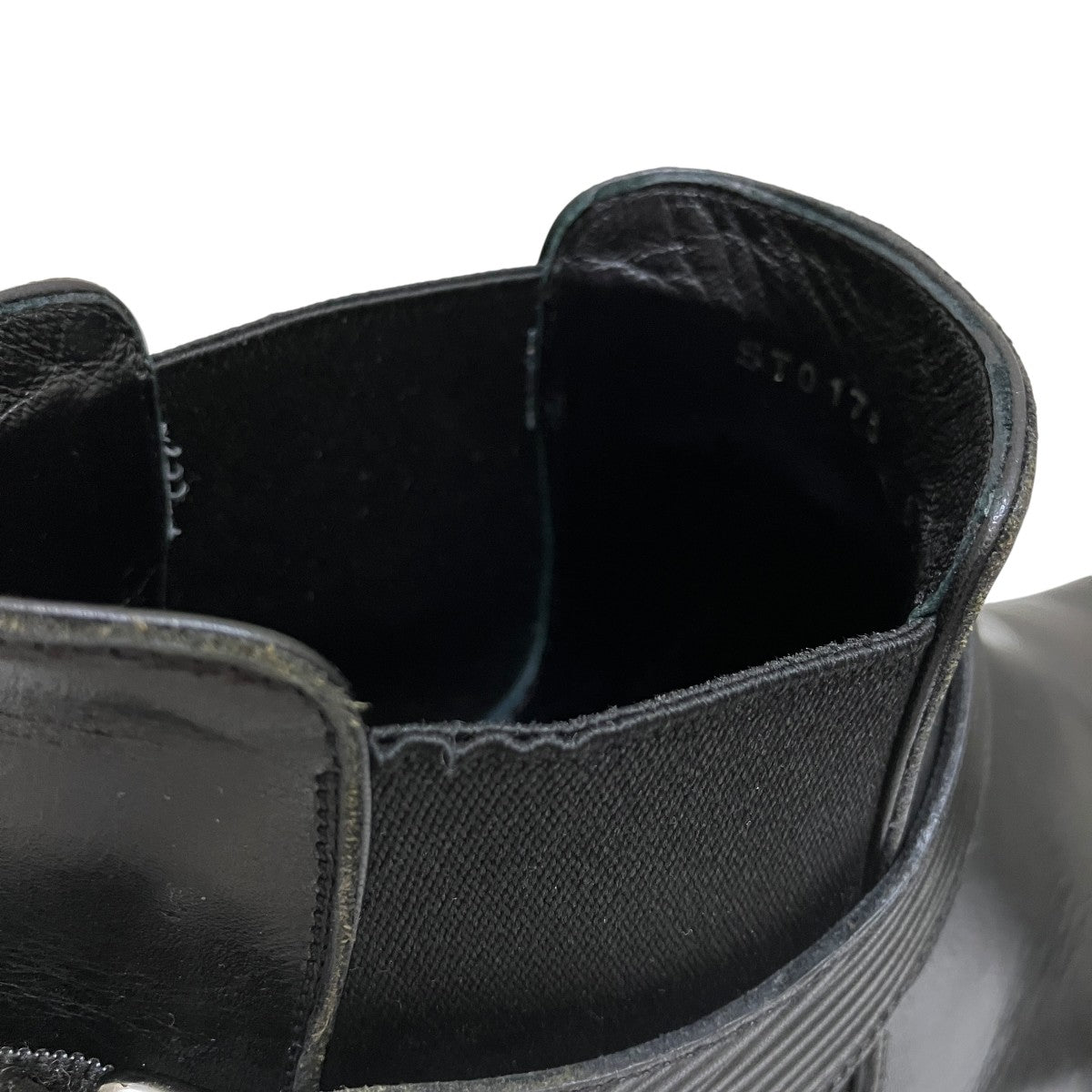 ルイヴィトン レザー サイドゴア スニーカー 8・1/2 (27cm) ③ LOUIS VUITTON(ルイヴィトン) サイドゴアブーツ ST0175 ブラック