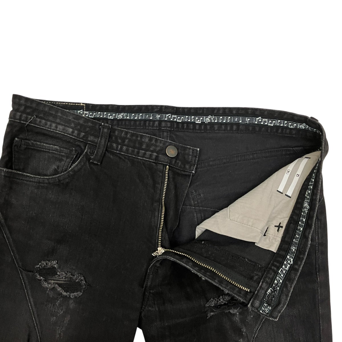 ナンバーナイン ダメージ加工デニムジーンズ Amazon | ナンバーナイン デニム（NUMBER（N）INE DENIM