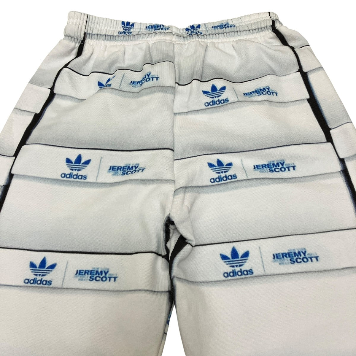 開店記念セール！ SCOTT adidas×JEREMY 総柄トラックパンツS07180 ホワイト S07180 パンツ